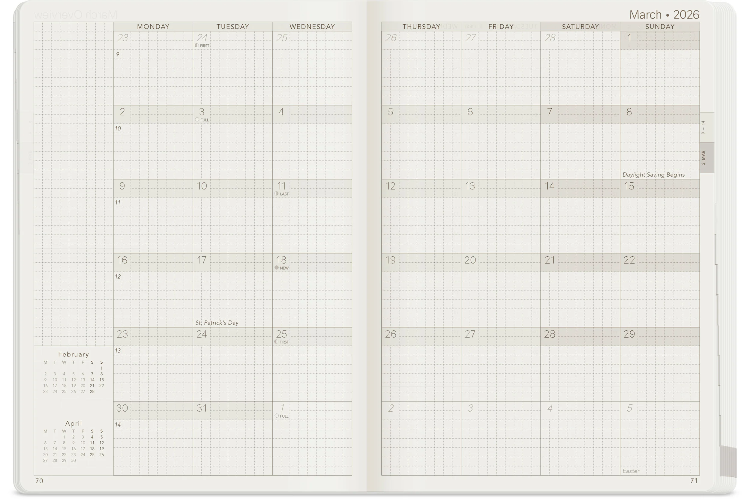 2026 A5 Weekly Planner | Core | Unstacked Weekends - Image 11