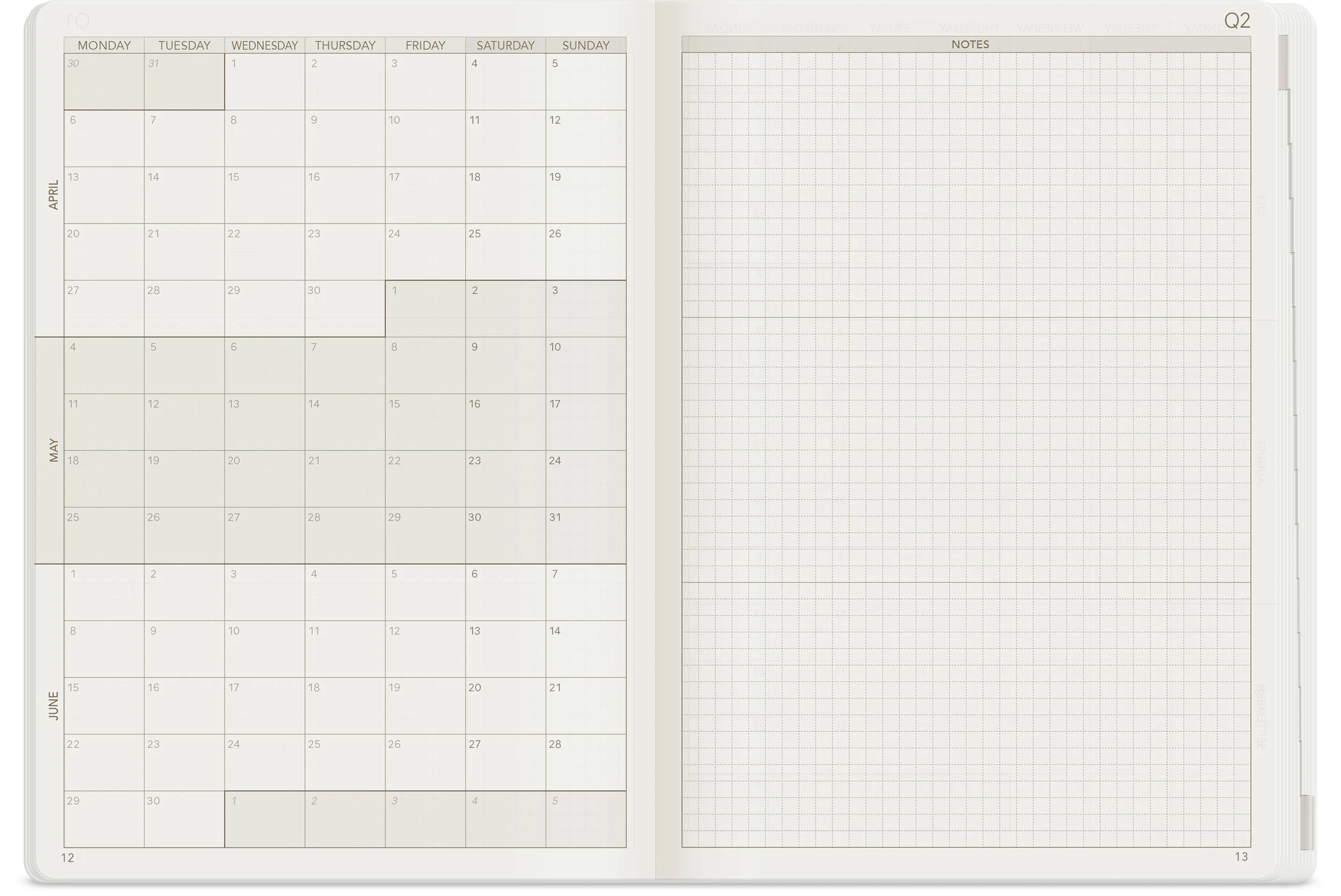 2026 A5 Weekly Planner | Core | Stacked Weekends - Image 7