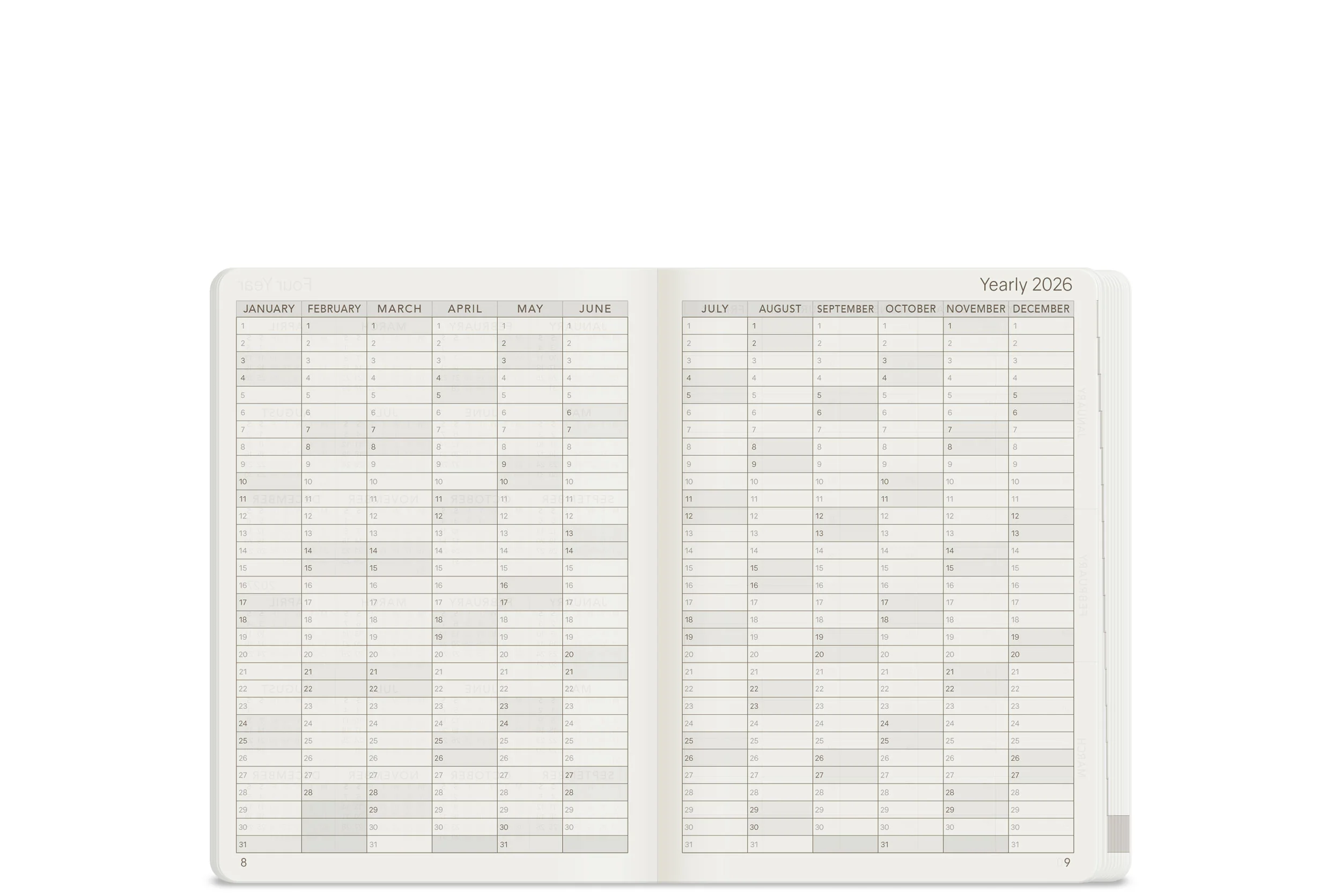 2026 A6 Weekly Planner | All-in-One | Stacked Weekends - Image 6