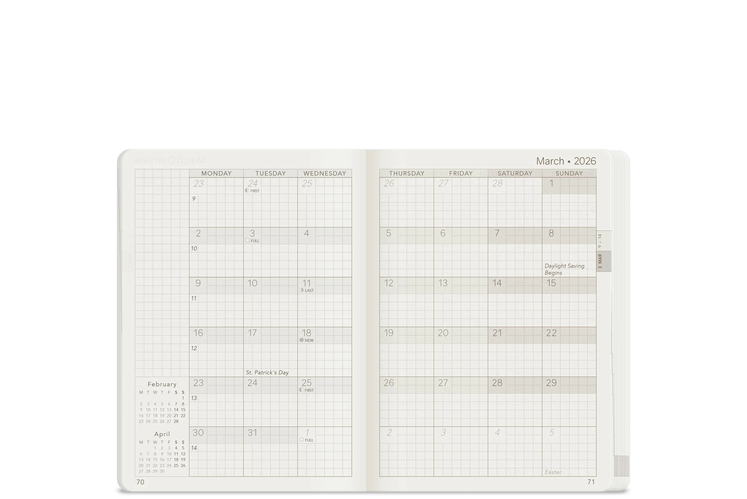 2026 A6 Weekly Planner | Core | Stacked Weekends - Image 11