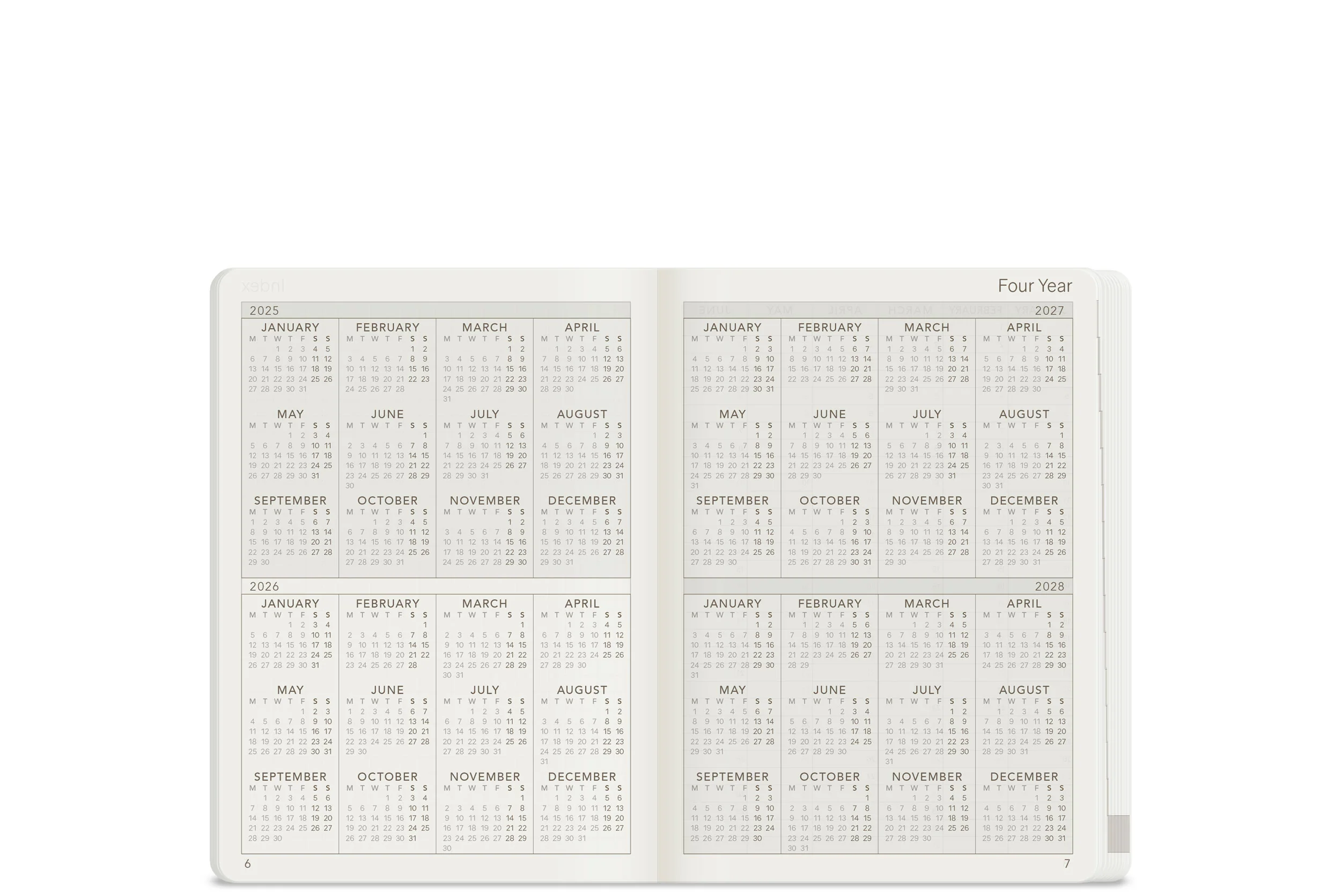 2026 A6 Weekly Planner | Core | Stacked Weekends - Image 5