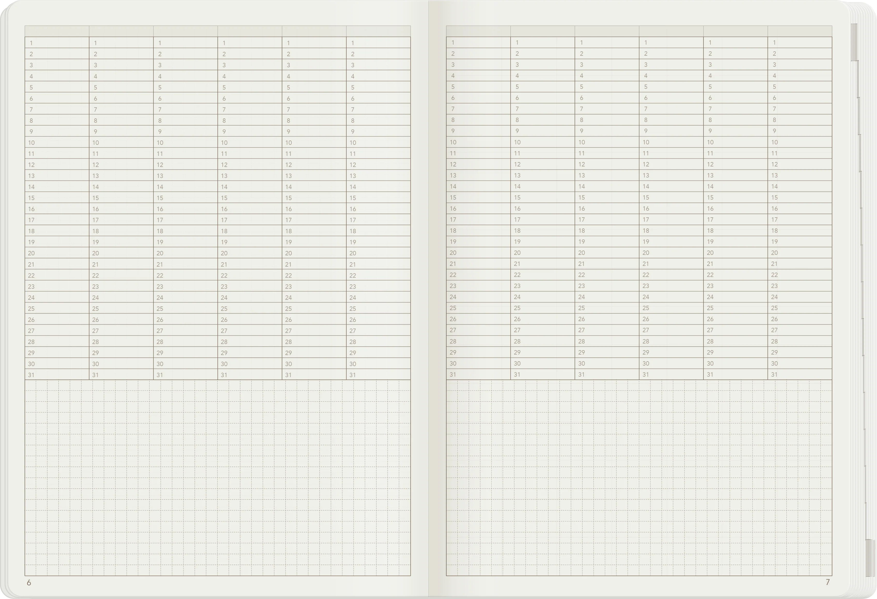 A5 Undated Weekly Planner v.3 | All-in-One | Stacked Weekends - Image 5