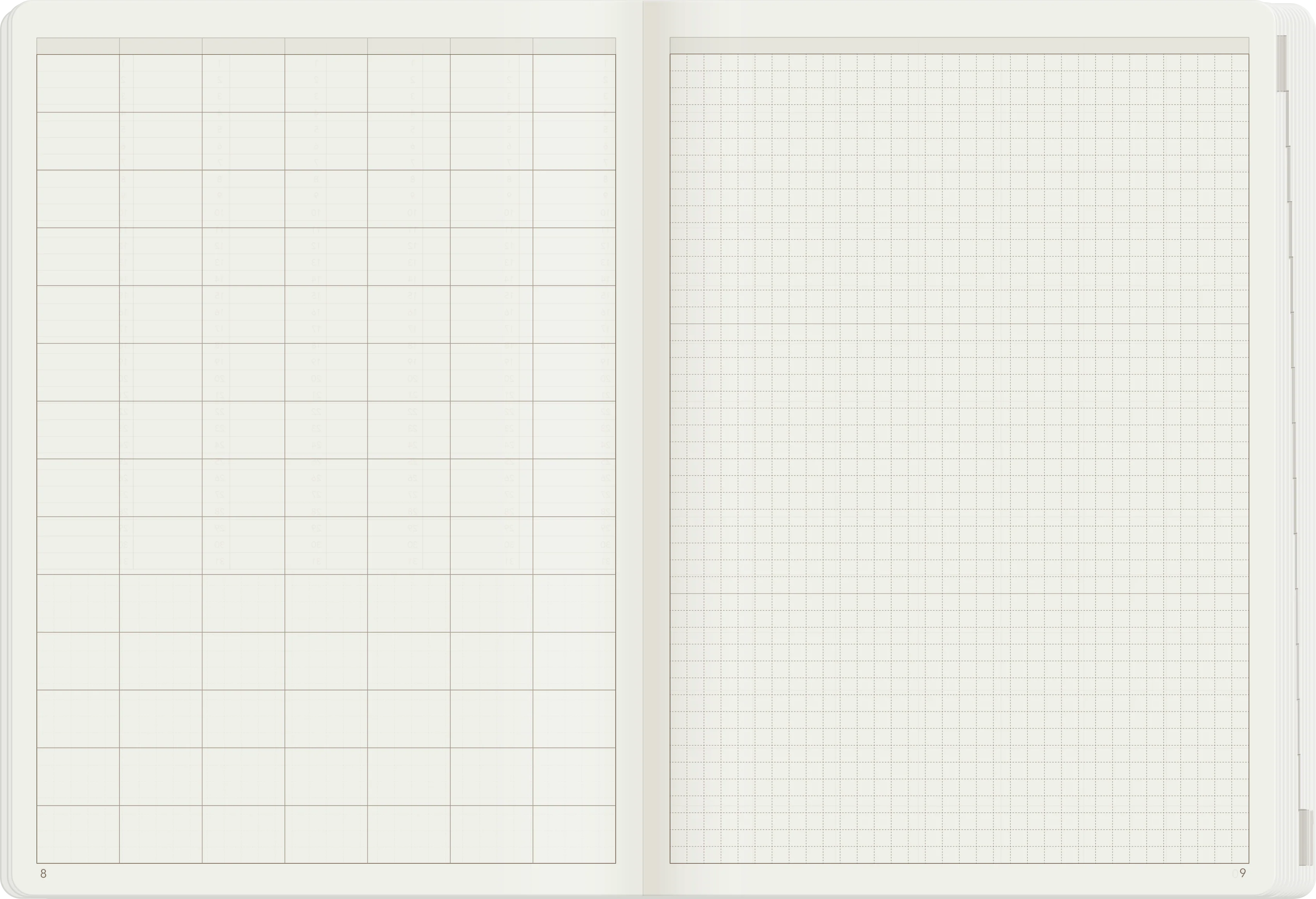 A5 Undated Weekly Planner v.3 | Core | Unstacked Weekends - Image 6