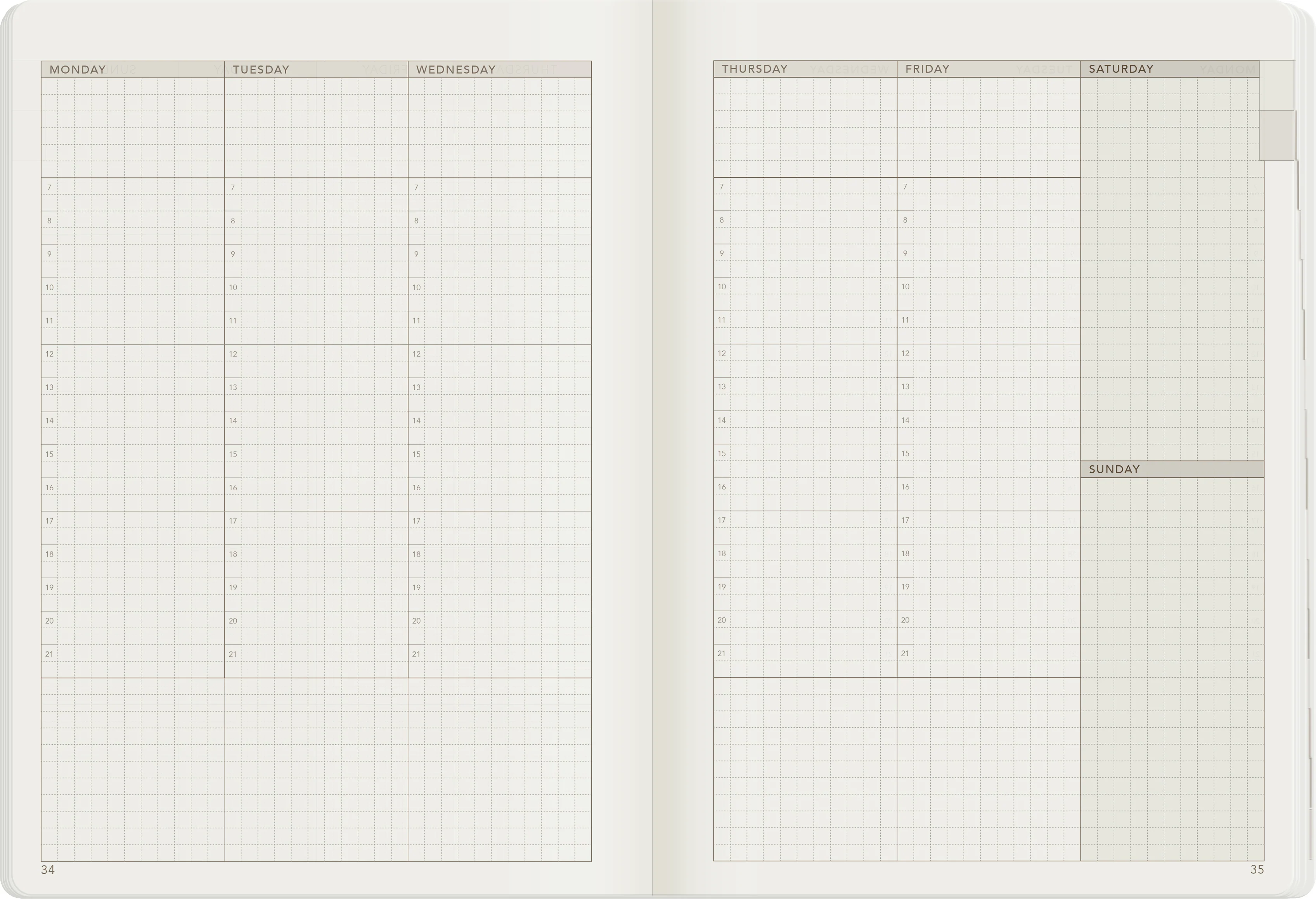 A5 Undated Weekly Planner v.1 | Core | Stacked Weekends - Image 17