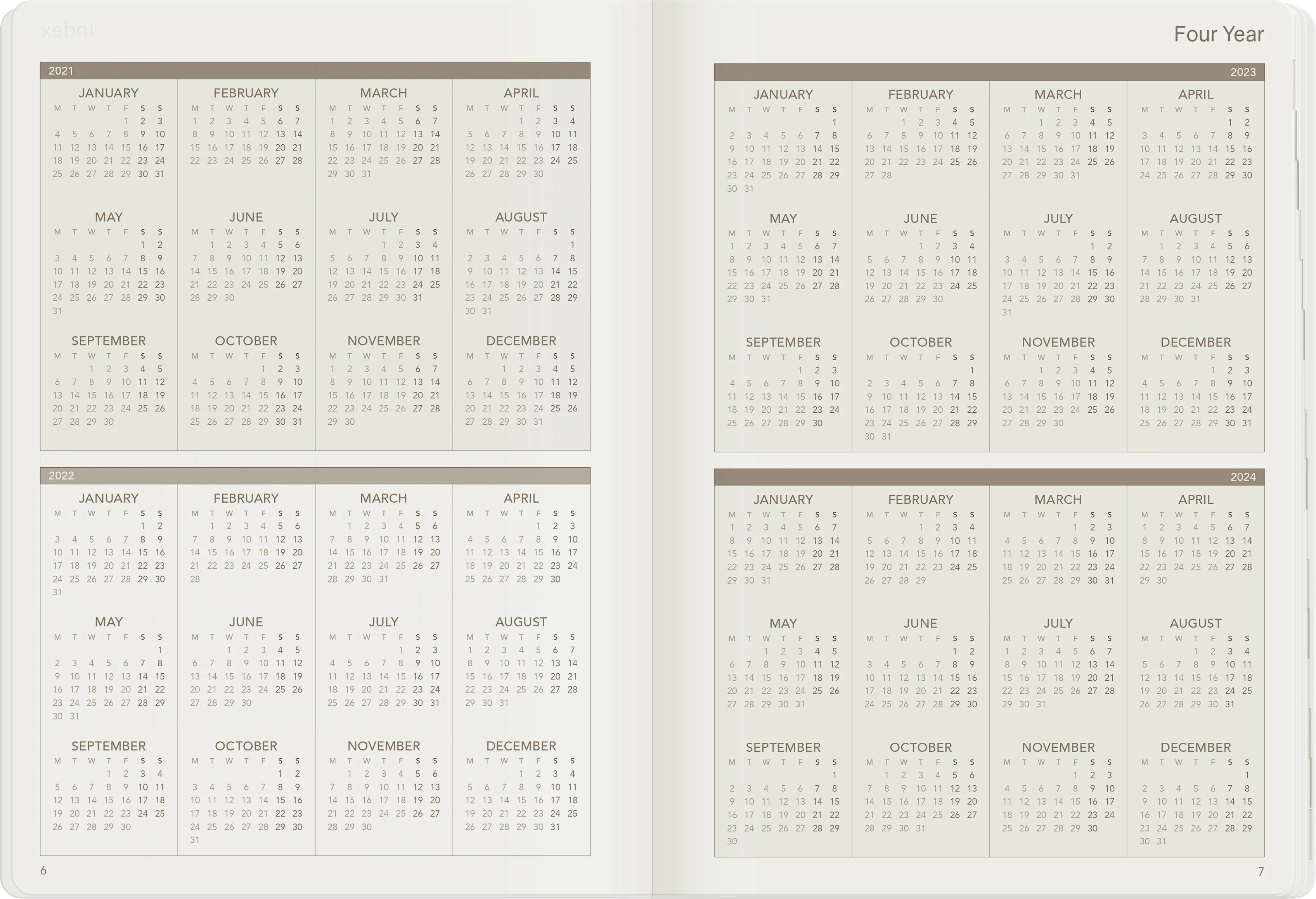 2022 A5 Weekly Planner | Core | Stacked Weekends - Image 15