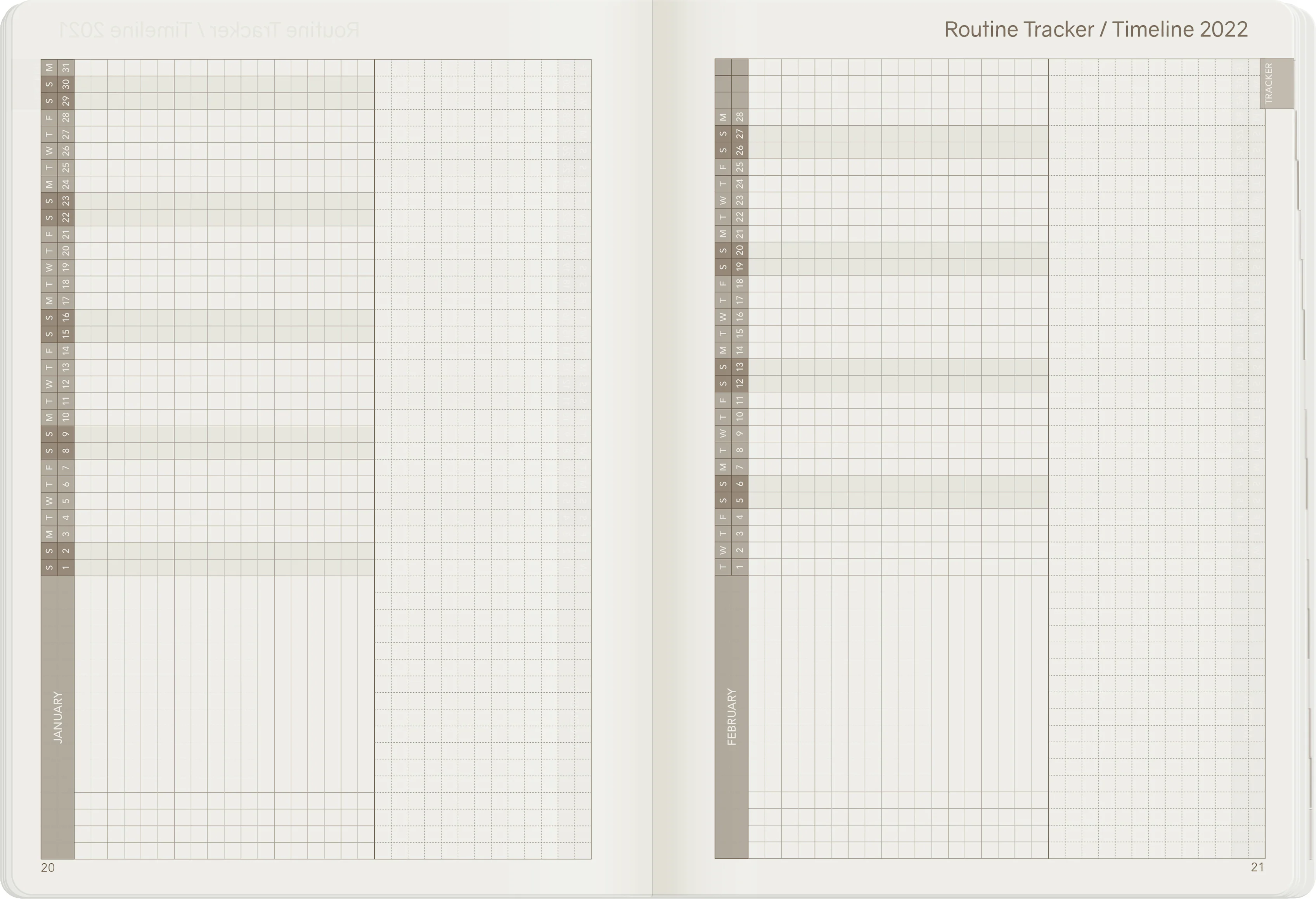 2022 A5 Weekly Planner | Core | Stacked Weekends - Image 18