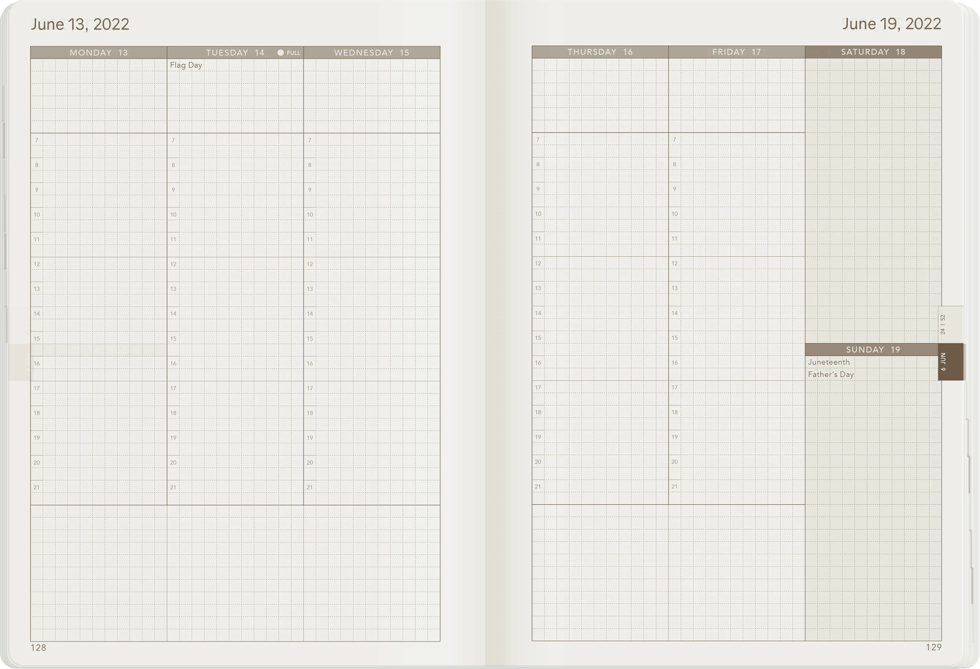 2022 A5 Weekly Planner | Core | Stacked Weekends - Image 20