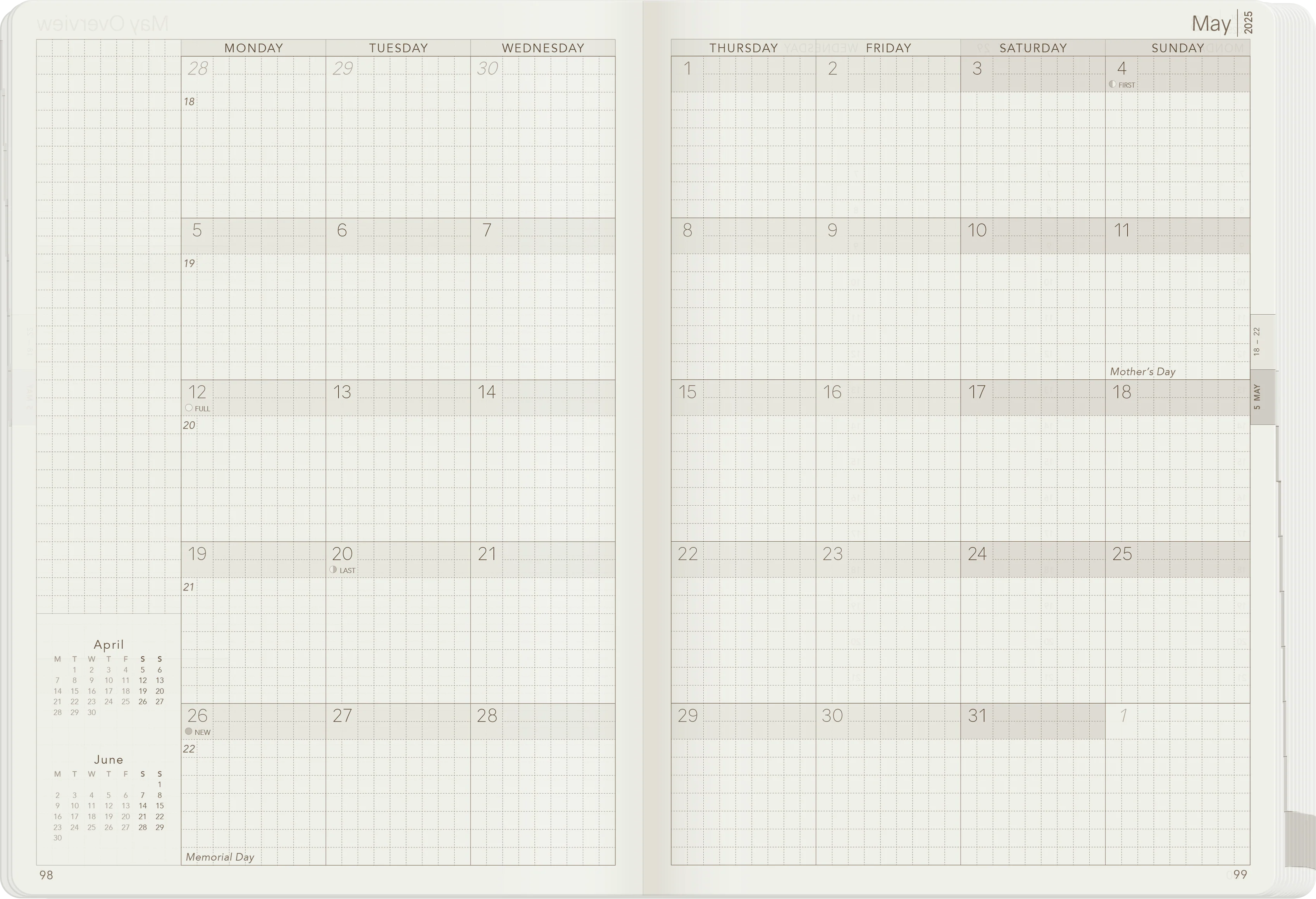 2025 A5 Weekly Planner | All-in-One | Unstacked Weekends - Image 11