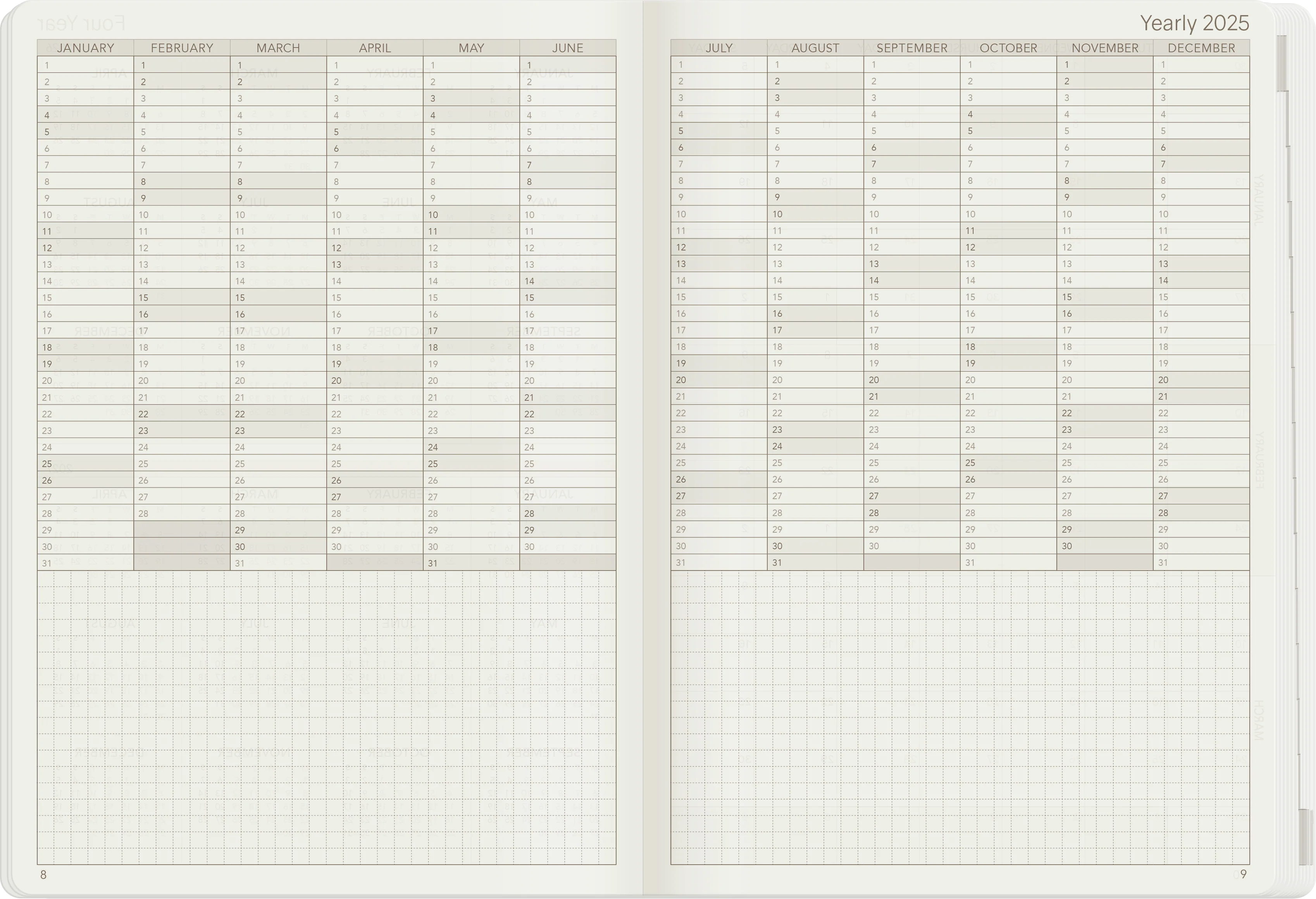2025 A5 Weekly Planner | All-in-One | Unstacked Weekends - Image 7