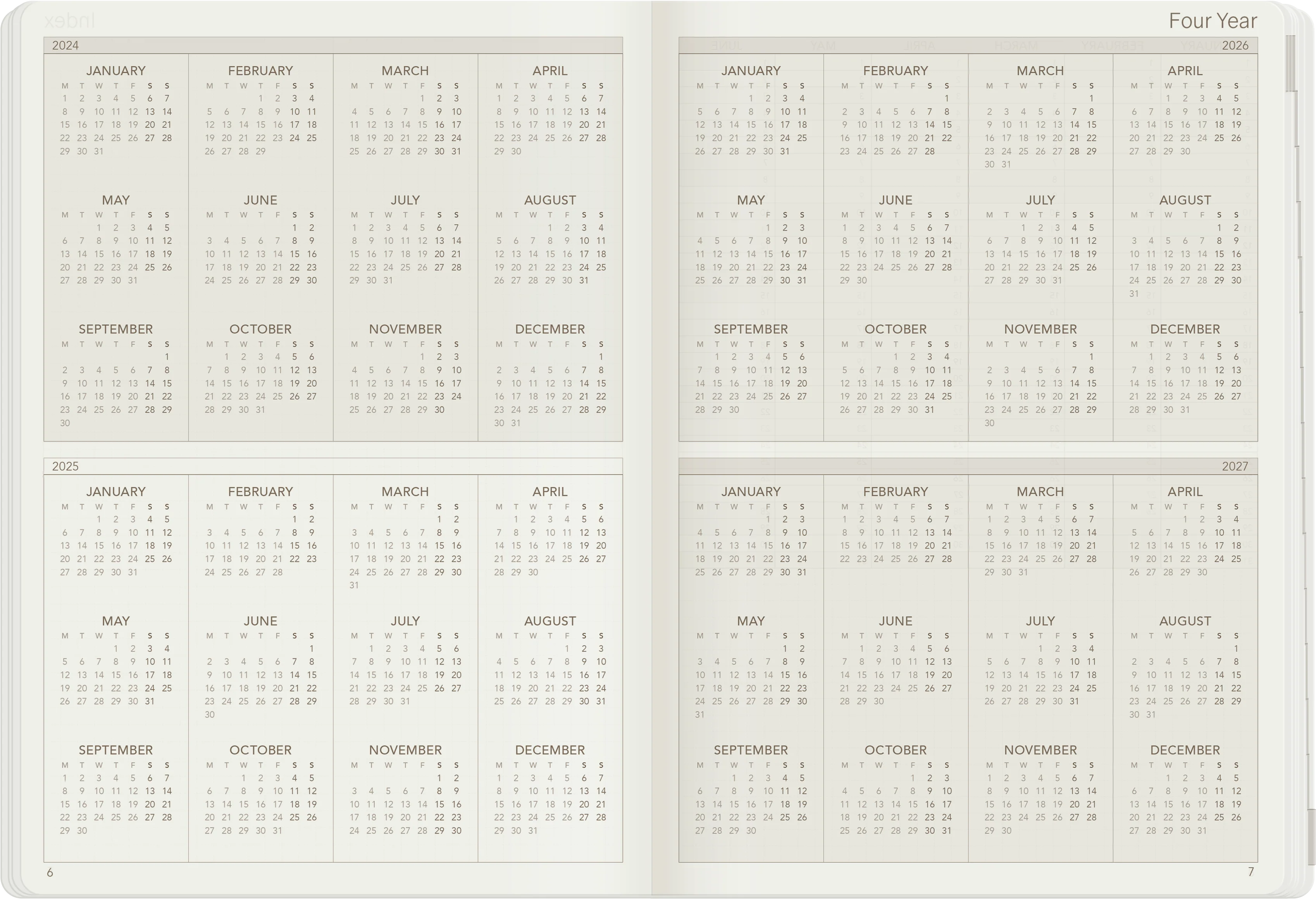 2025 A5 Weekly Planner | Core | Unstacked Weekends - Image 7