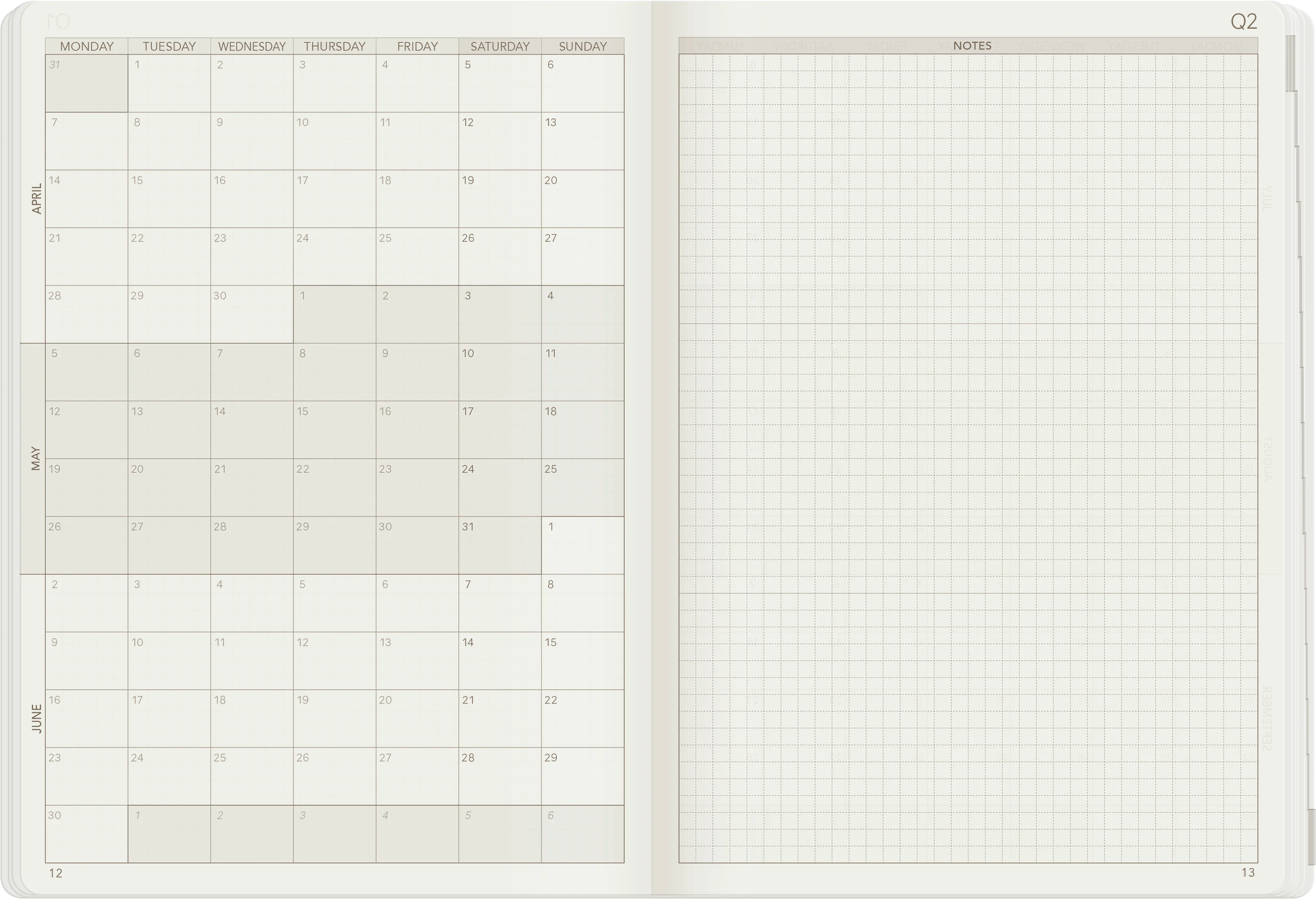 2025 A5 Weekly Planner | Core | Unstacked Weekends - Image 8