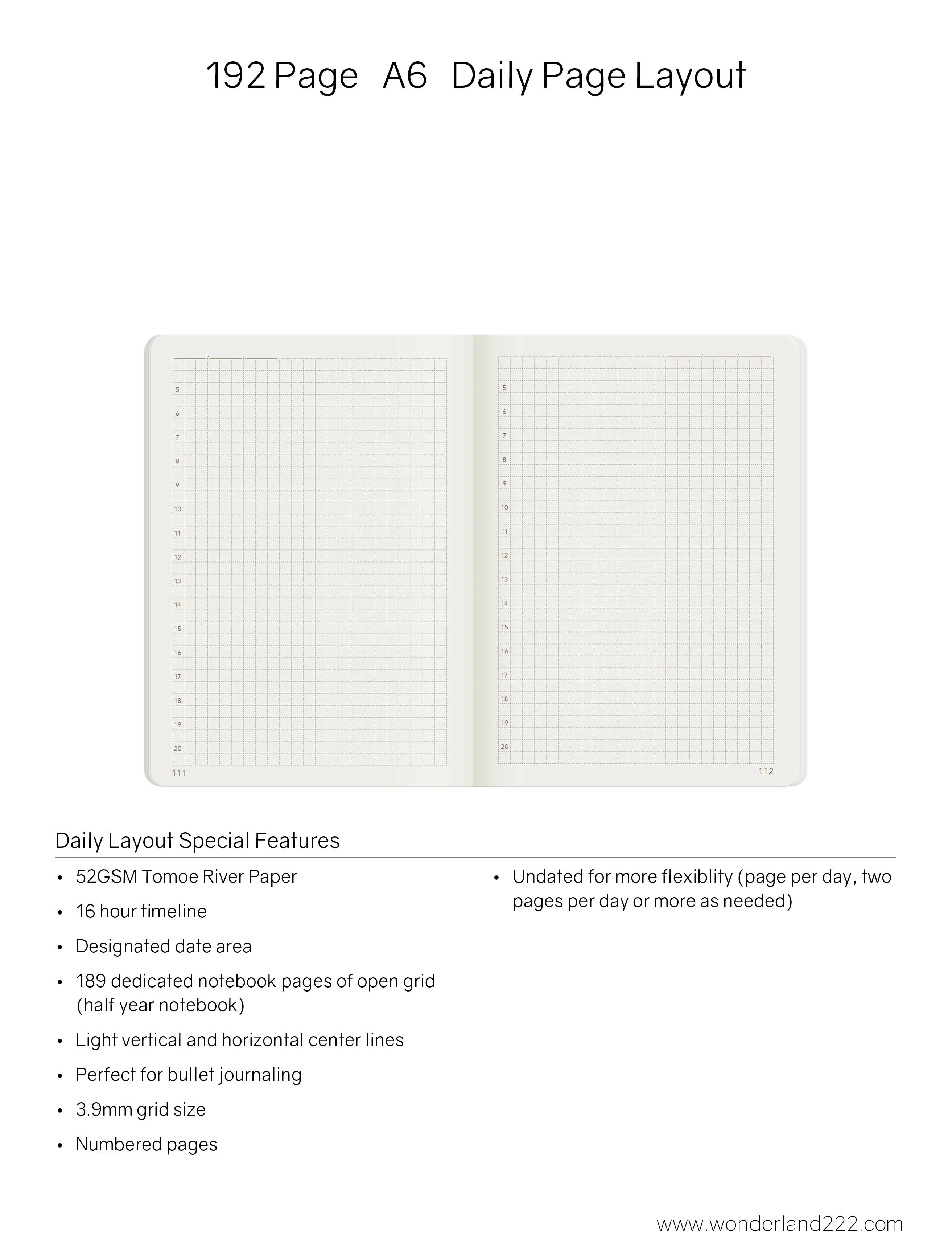 A6 Notebook | 2022 Edition | Grid | 192 - Image 3