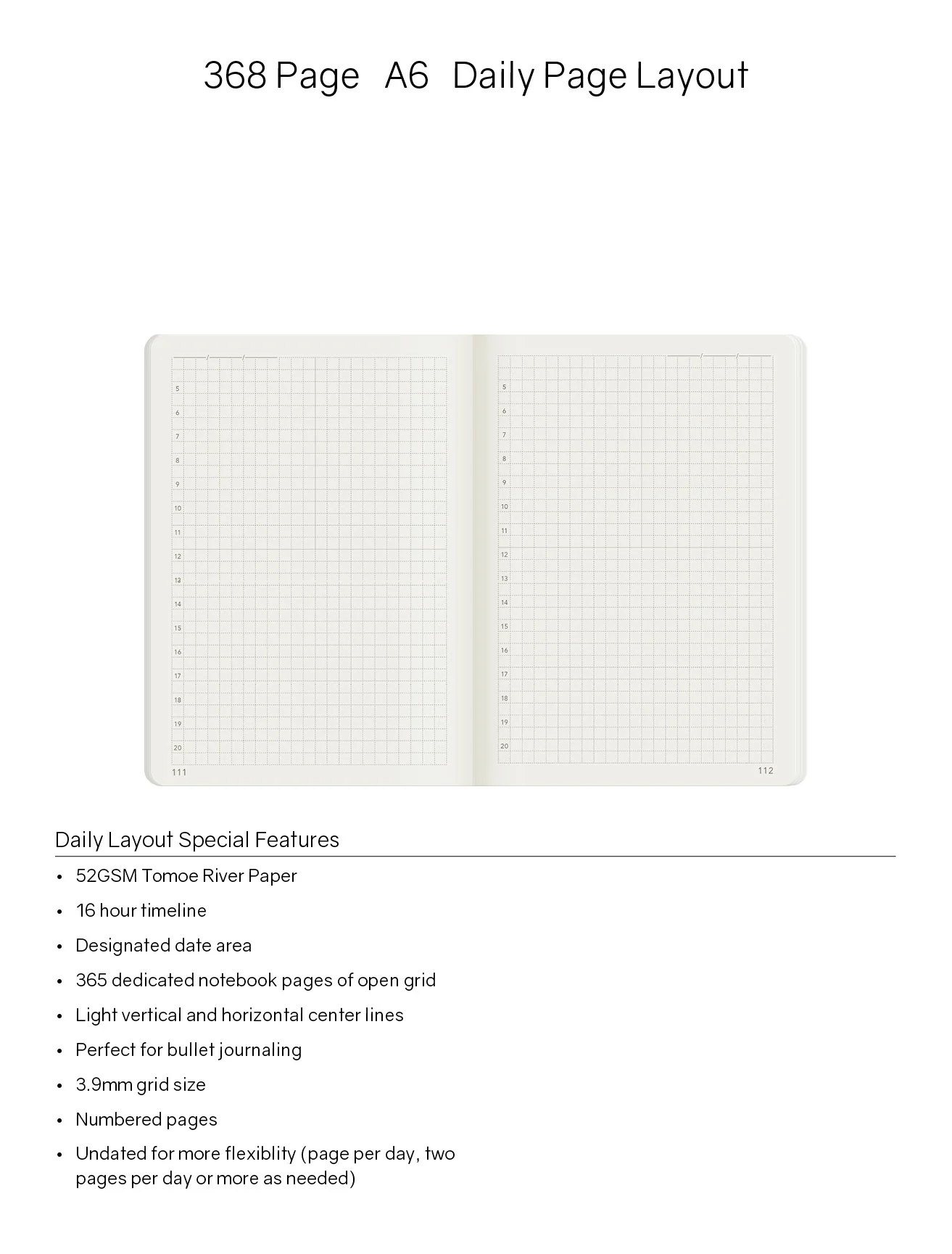 A6 Notebook | 2023 Edition | Grid | 368 - Image 3