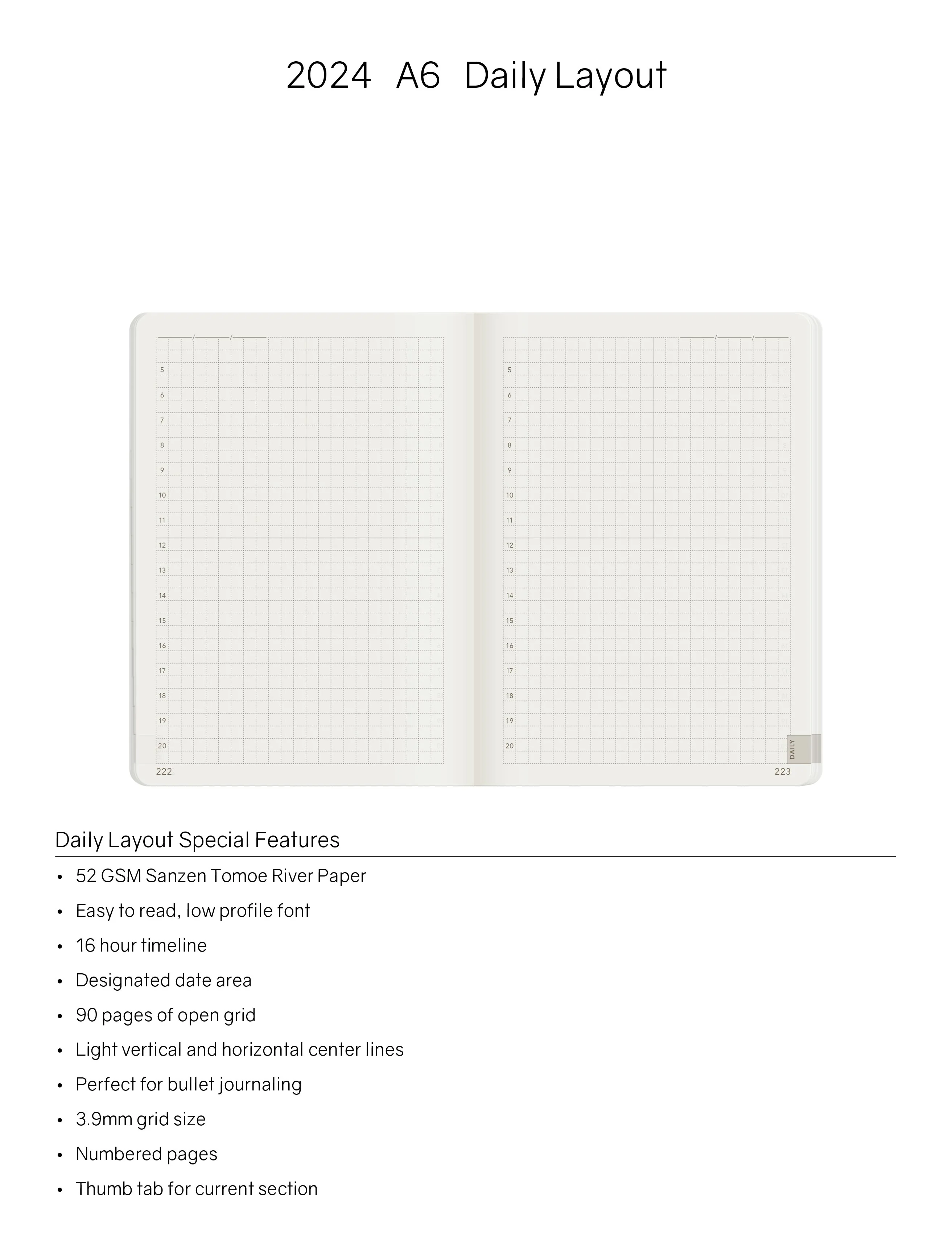2024 A6 Weekly Planner | Core | Stacked Weekends - Image 10