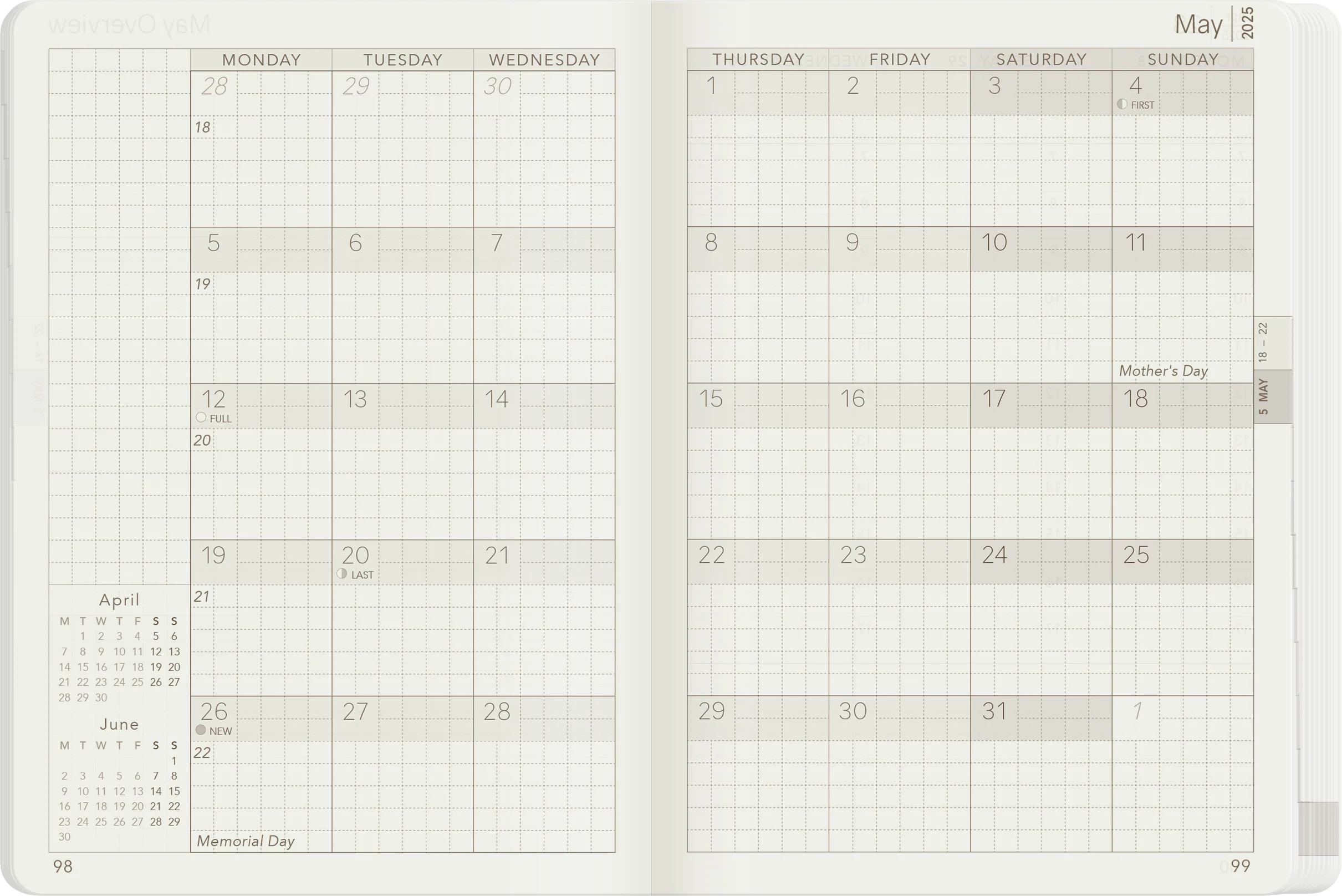 2025 A6 Weekly Planner | All-in-One | Stacked Weekends - Image 11