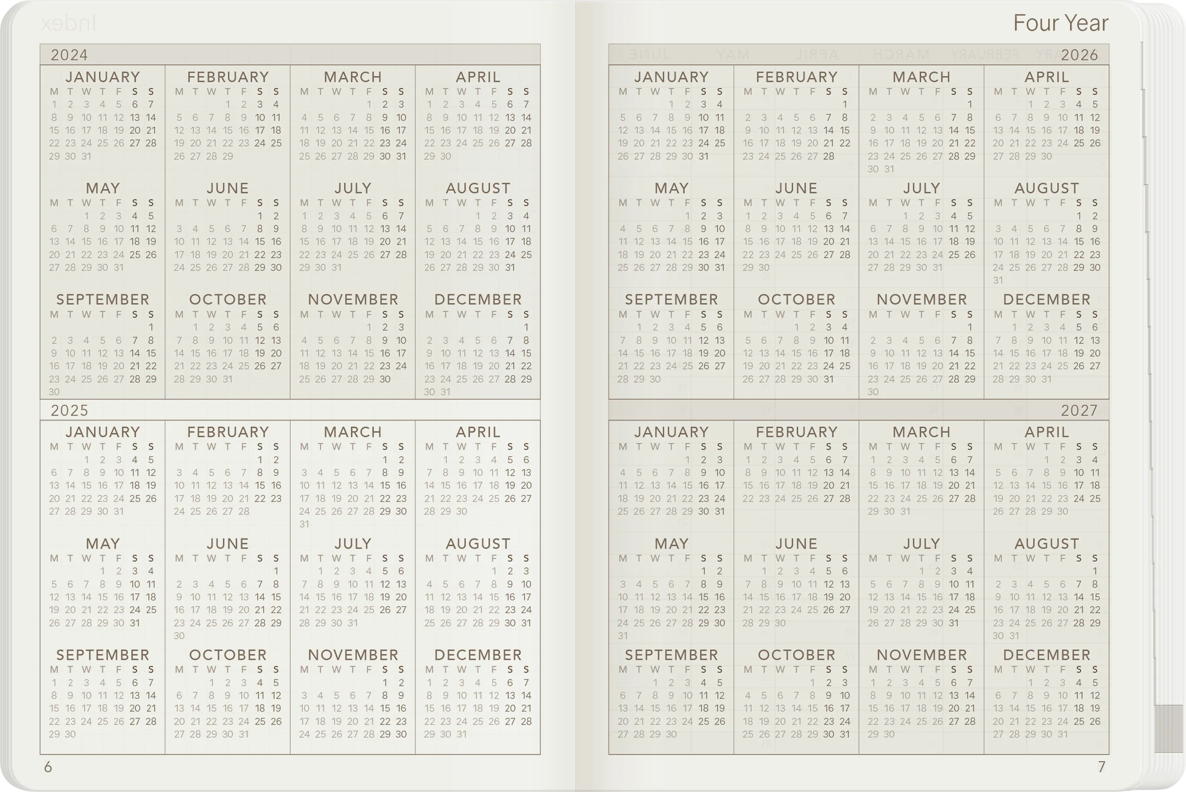 2025 A6 Weekly Planner | All-in-One | Stacked Weekends - Image 6