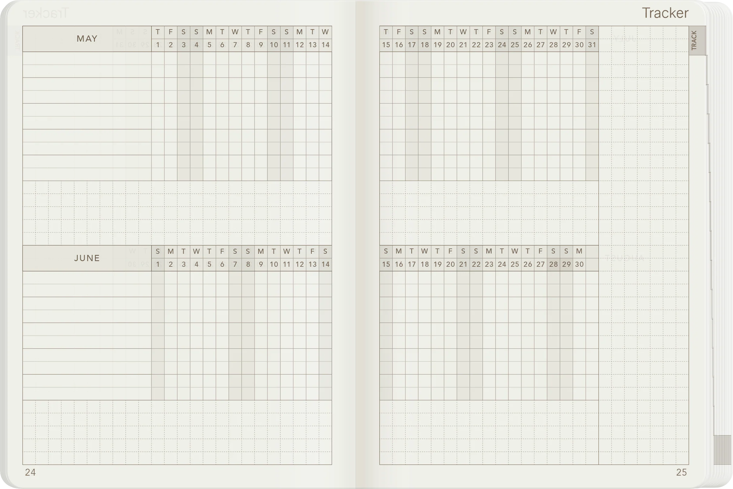 2025 A6 Weekly Planner | All-in-One | Stacked Weekends - Image 9