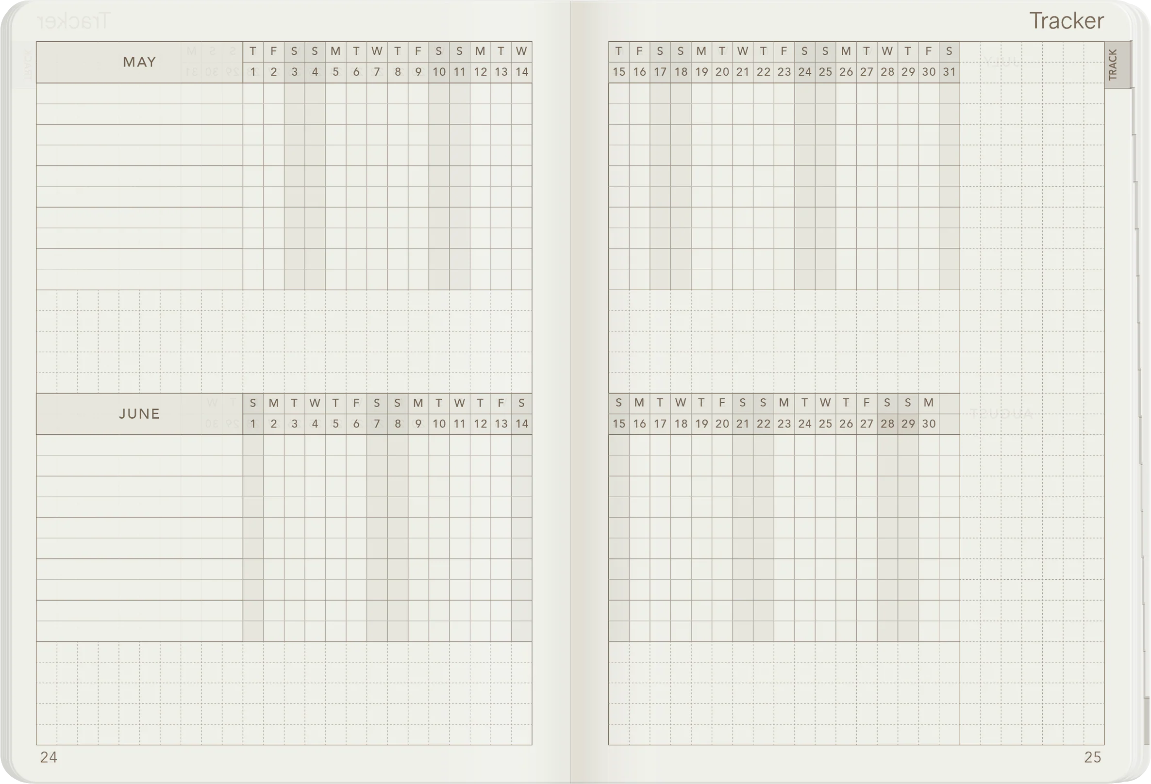 2025 A6 Weekly Planner | Core | Stacked Weekends - Image 9