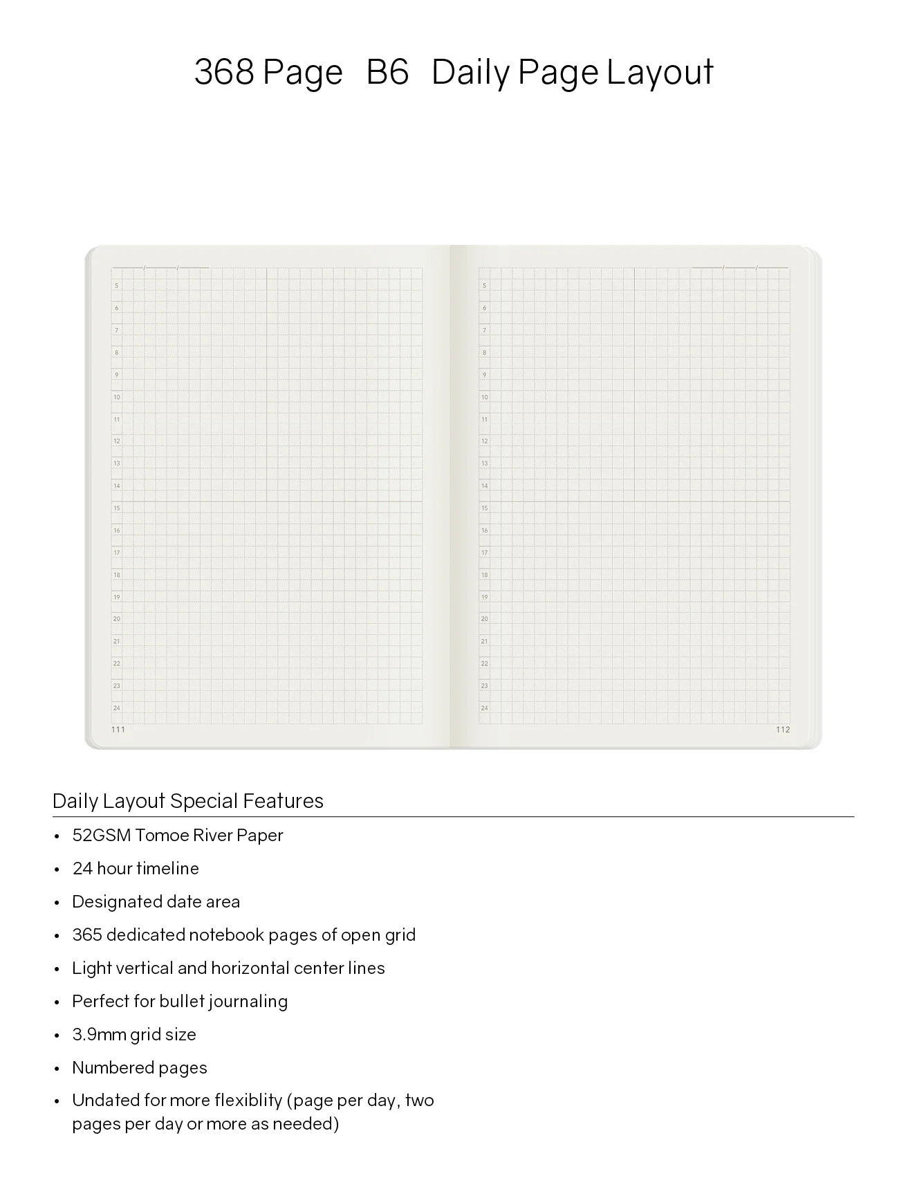 B6 Notebook | 2023 Edition | Grid | 368 - Image 3