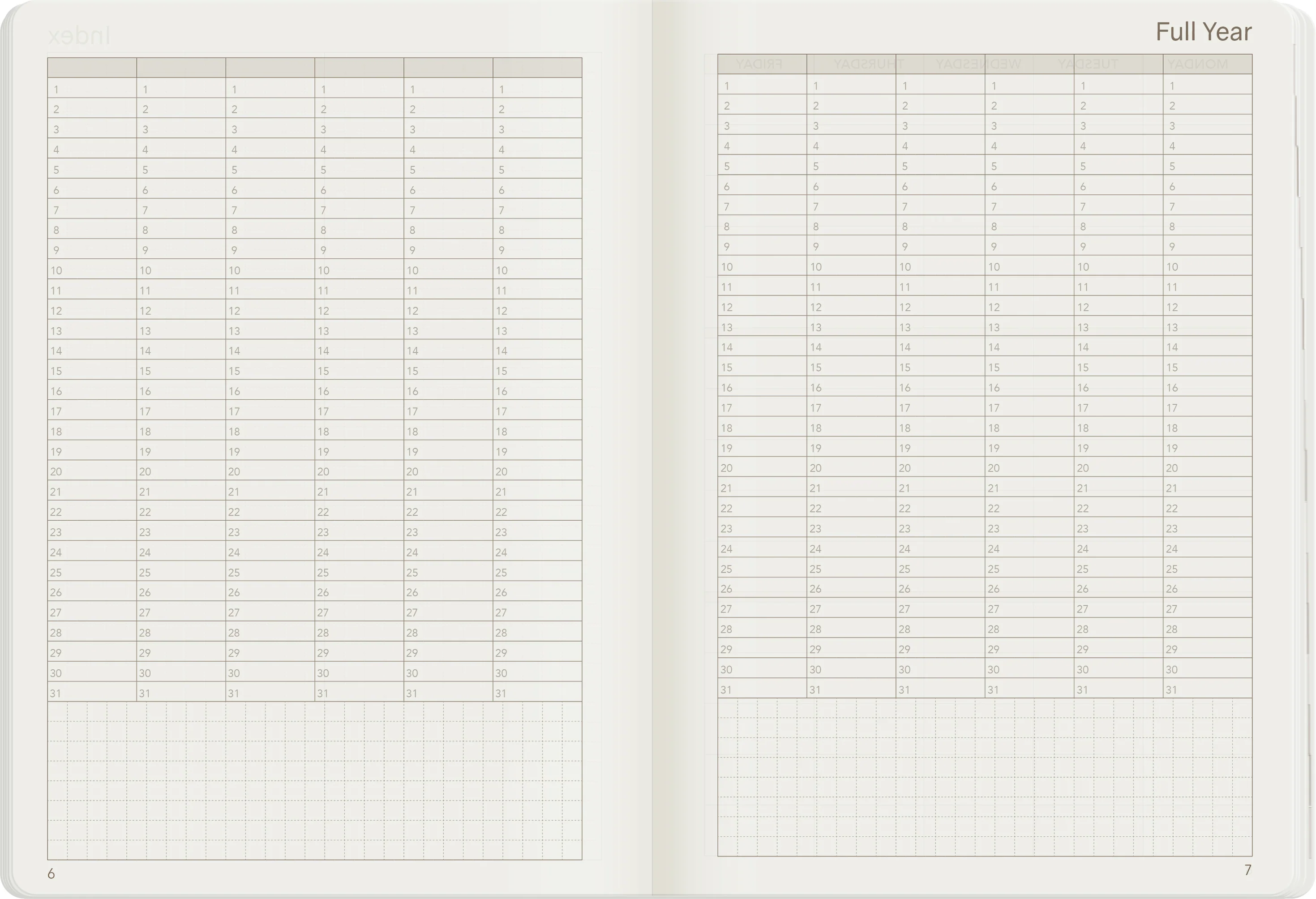 B6 Undated Weekly Planner v.1 | Core | Stacked Weekends - Image 14