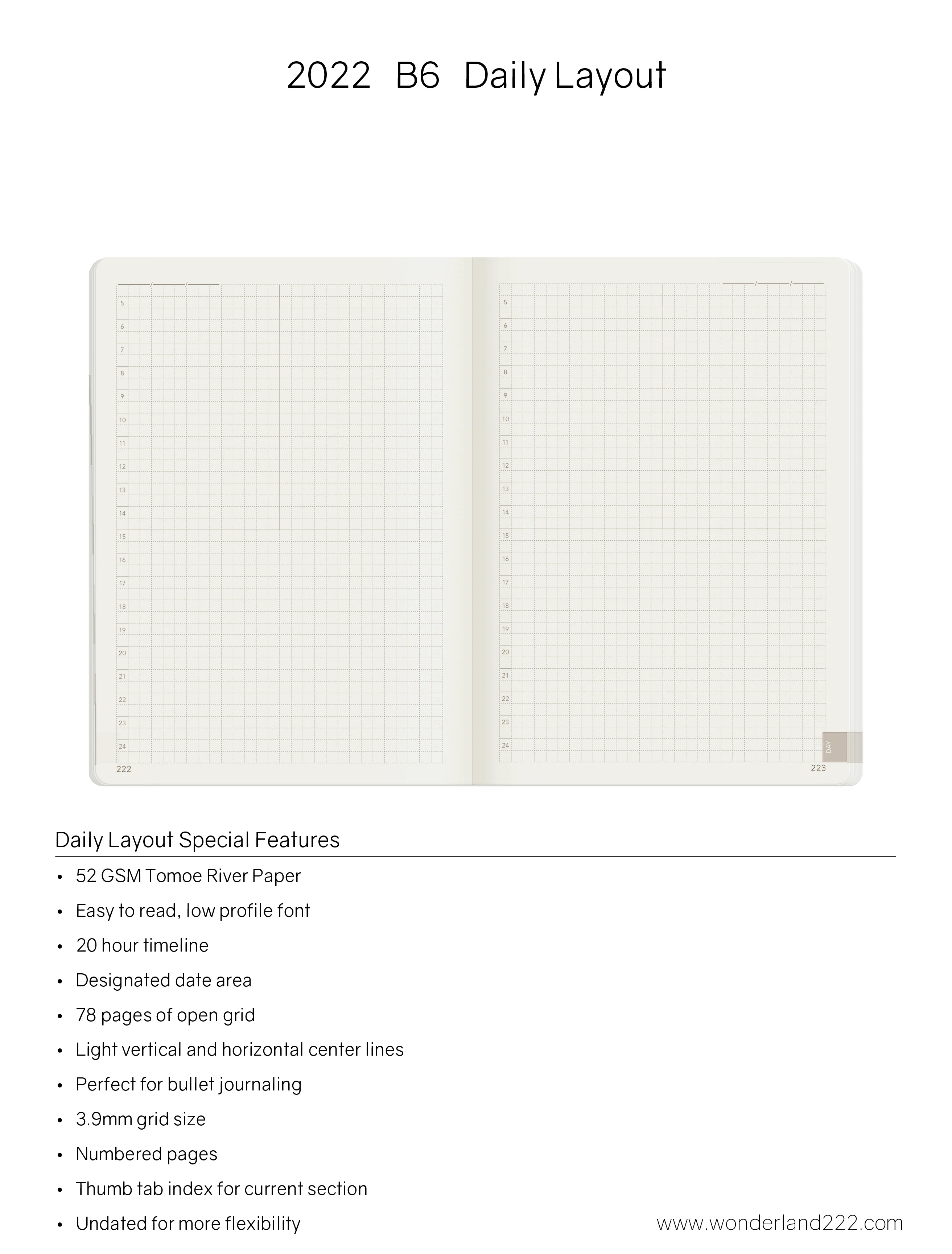 2022 B6 Weekly Planner | Core | Stacked Weekends - Image 10
