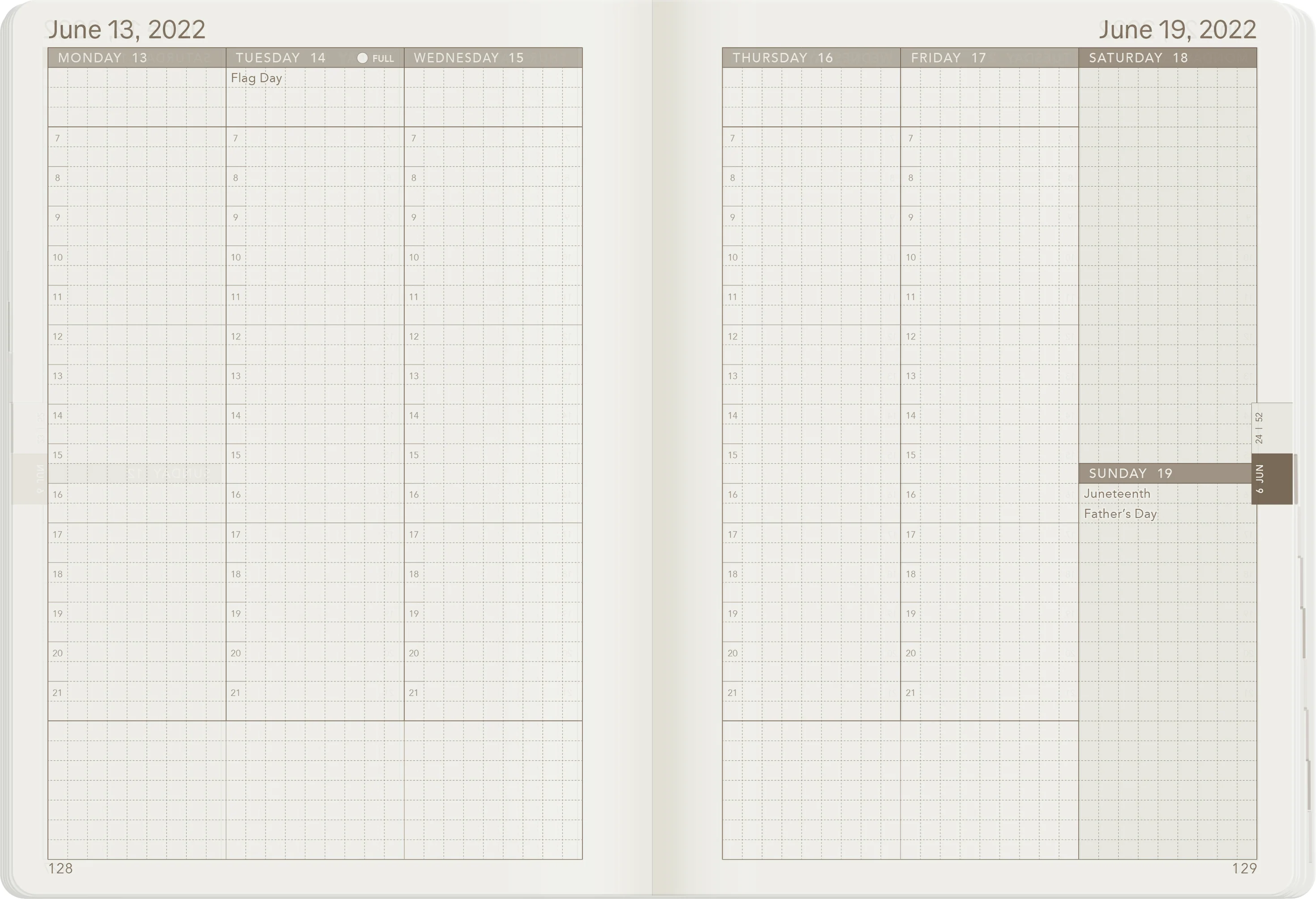2022 B6 Weekly Planner | Core | Stacked Weekends - Image 19