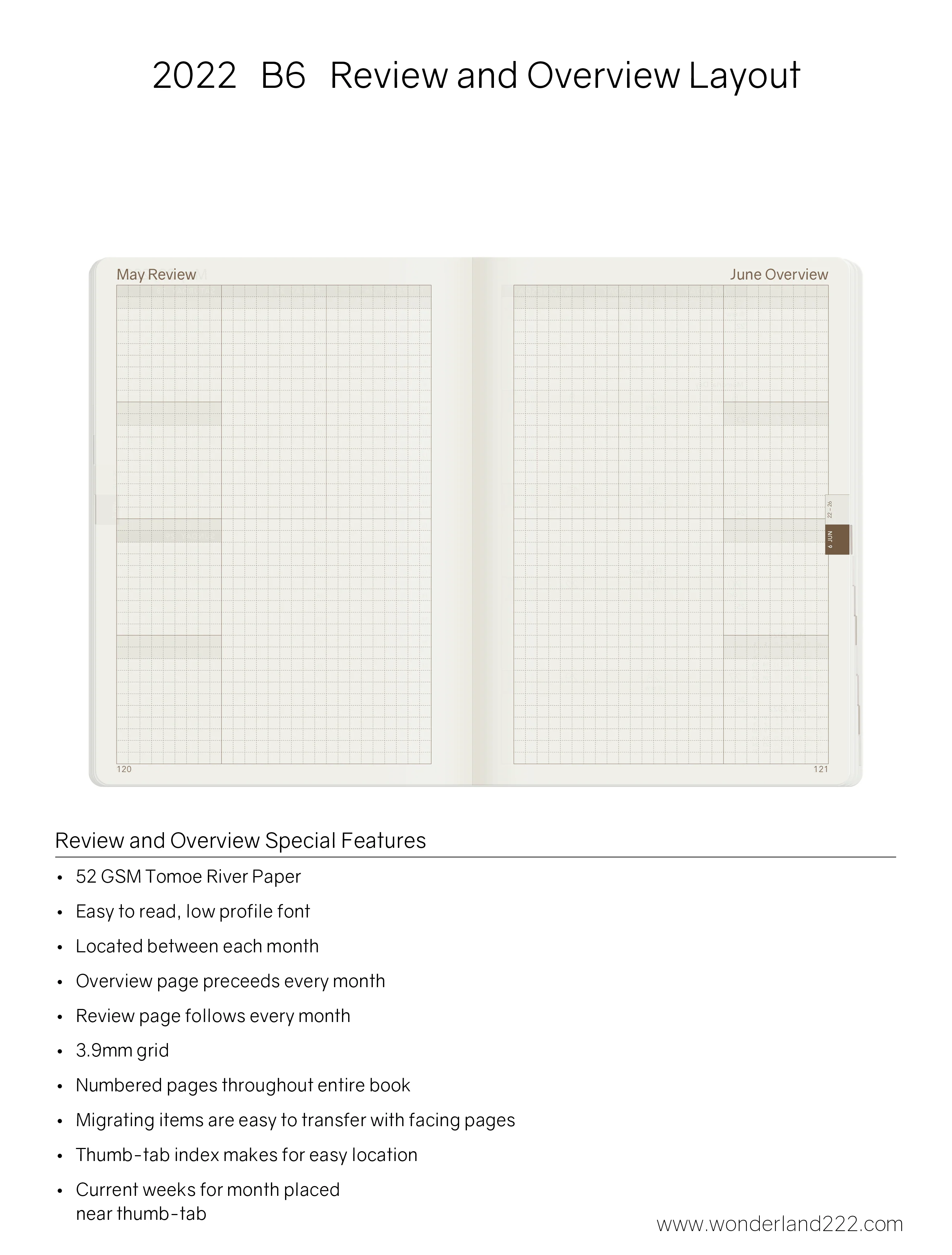 2022 B6 Weekly Planner | Core | Stacked Weekends - Image 9