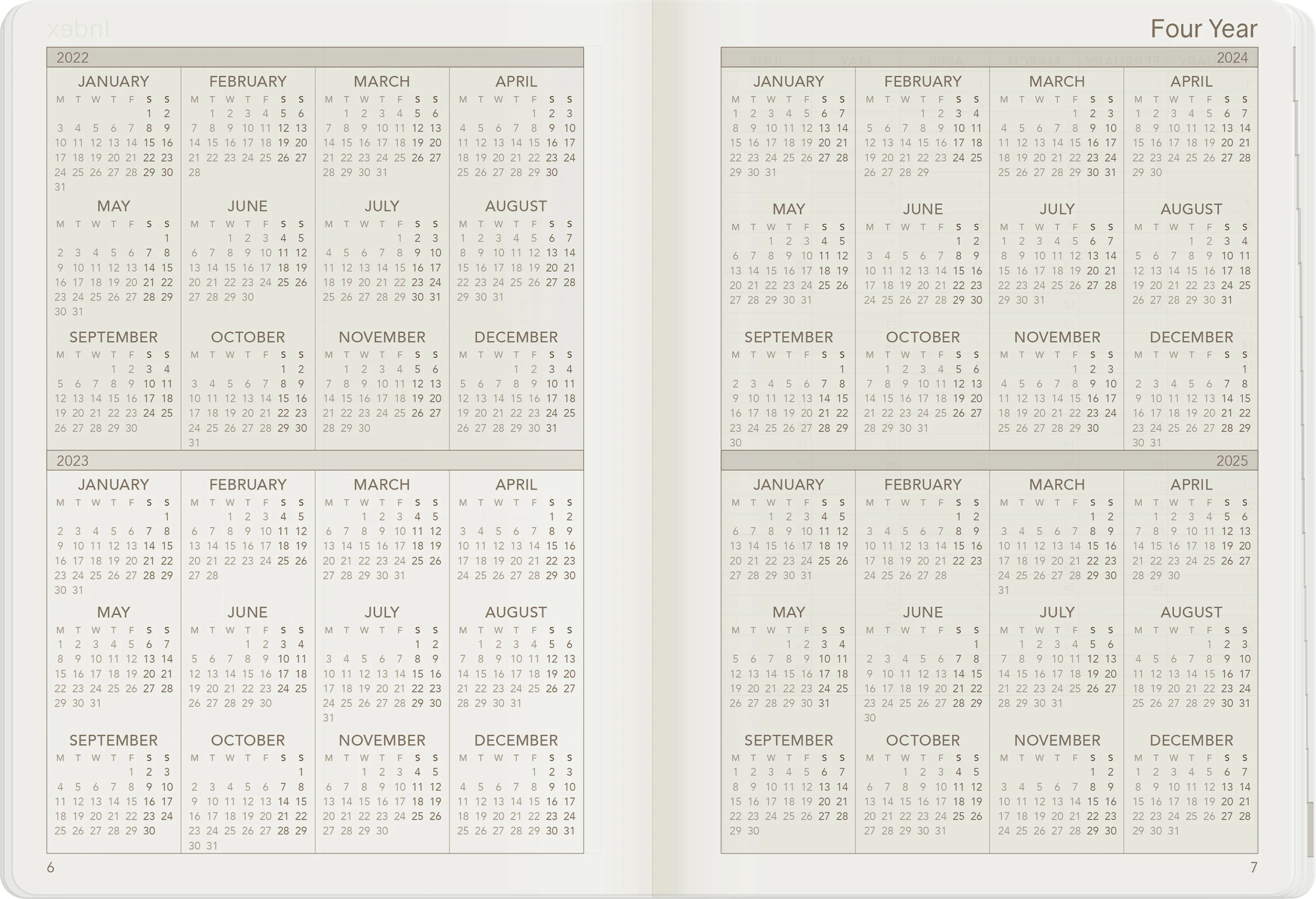 2023 B6 Weekly Planner | 52gsm Tomoe River Paper | Core | Stacked Weekends - Image 16