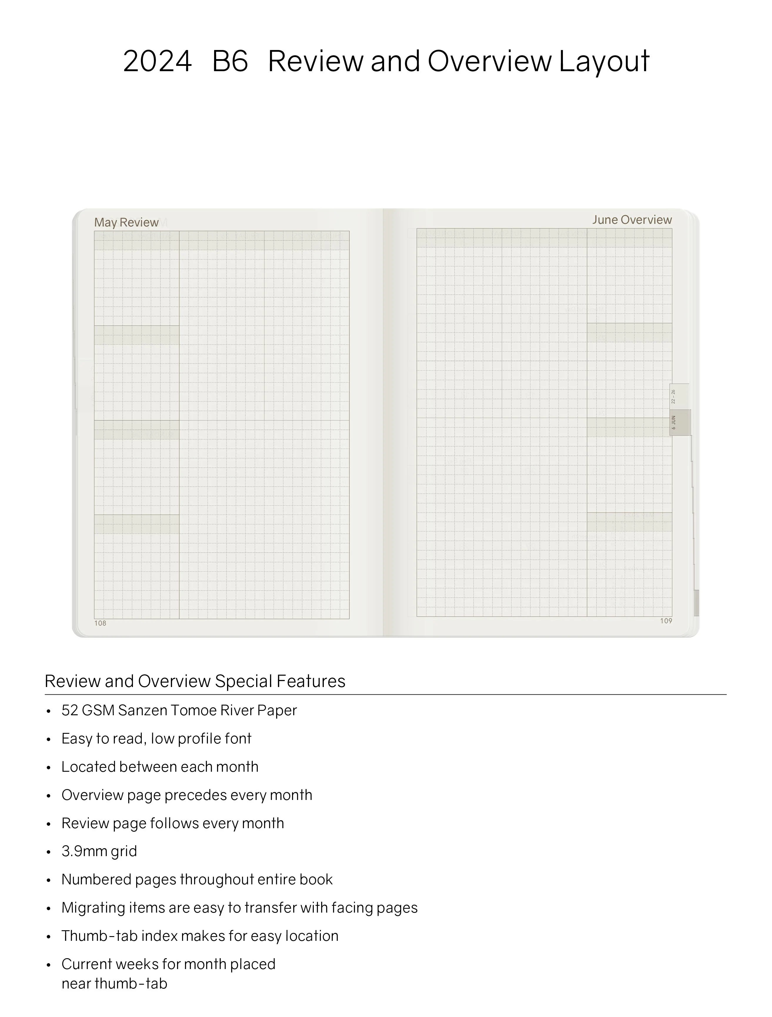 2024 B6 Weekly Planner | Core | Stacked Weekends - Image 7