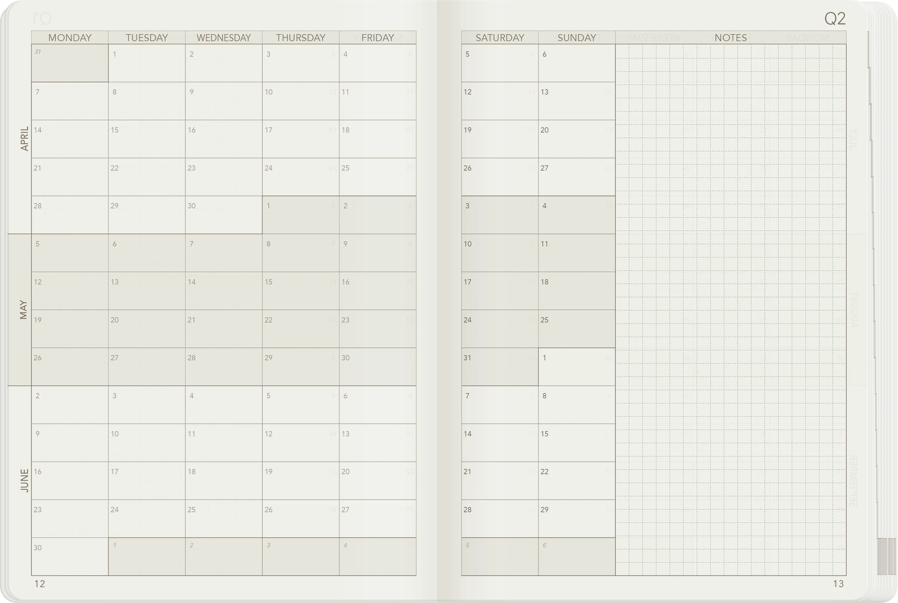 2025 B6 Weekly Planner | All-in-One | Stacked Weekends - Image 10