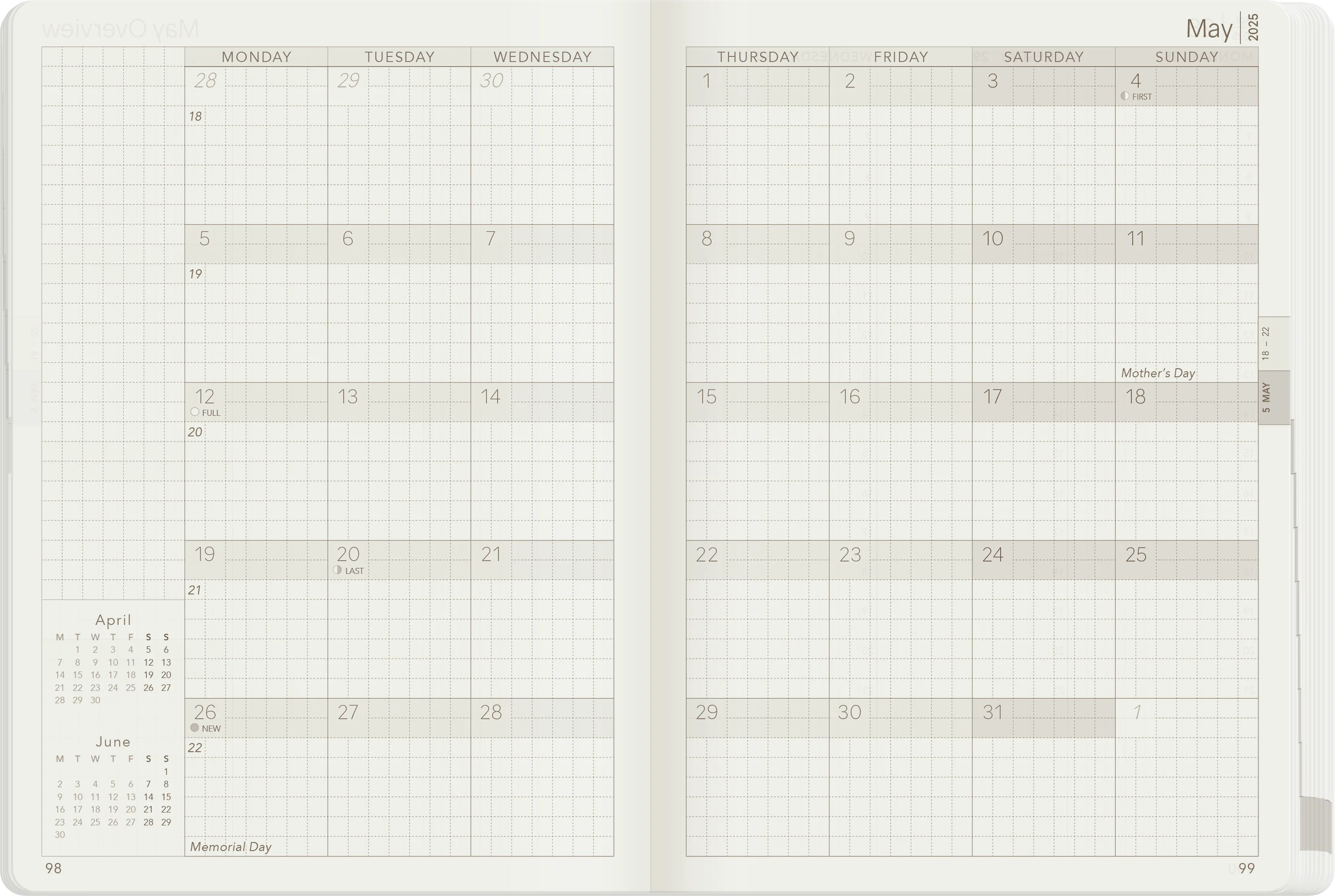 2025 B6 Weekly Planner | All-in-One | Stacked Weekends - Image 11