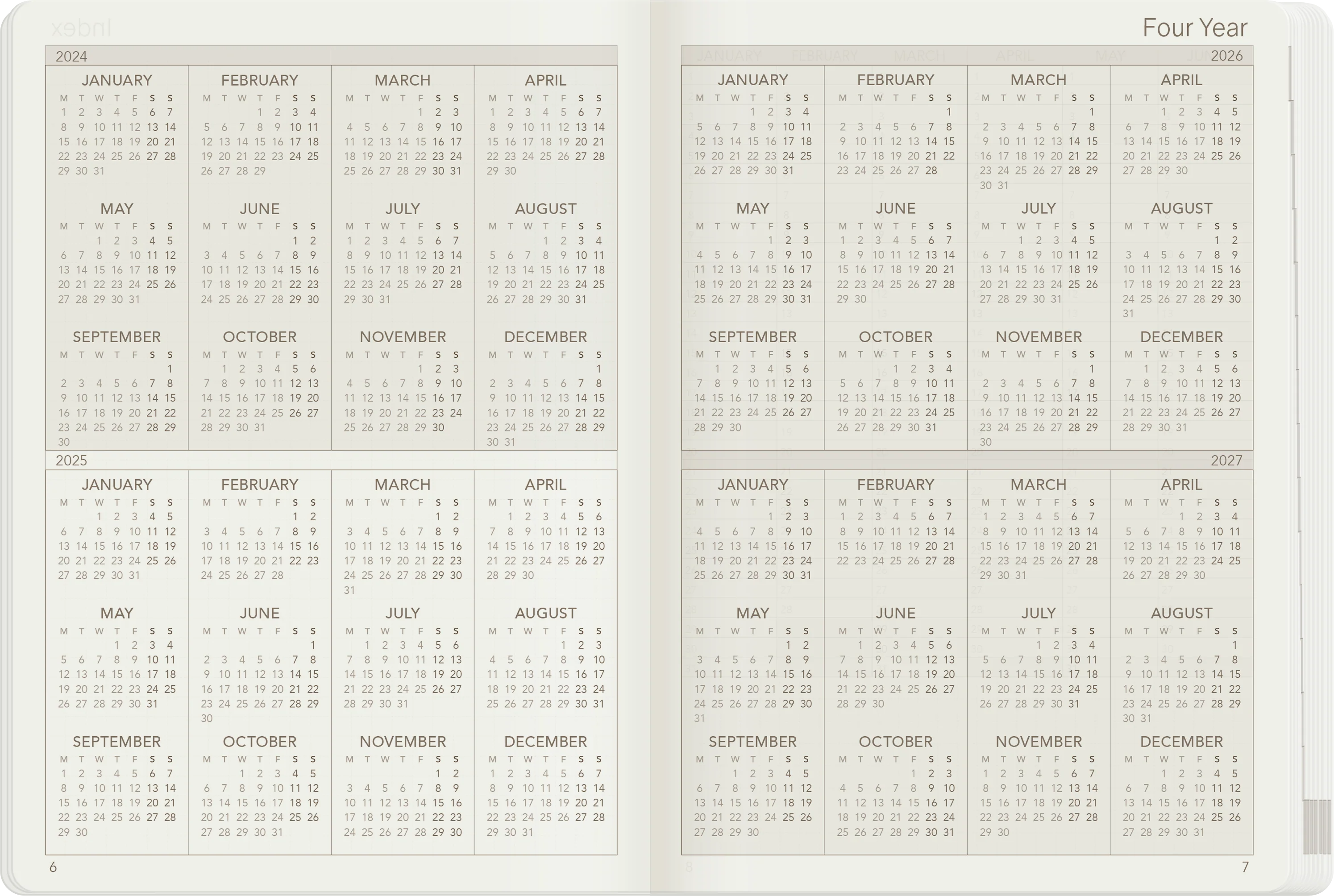 2025 B6 Weekly Planner | All-in-One | Stacked Weekends - Image 6