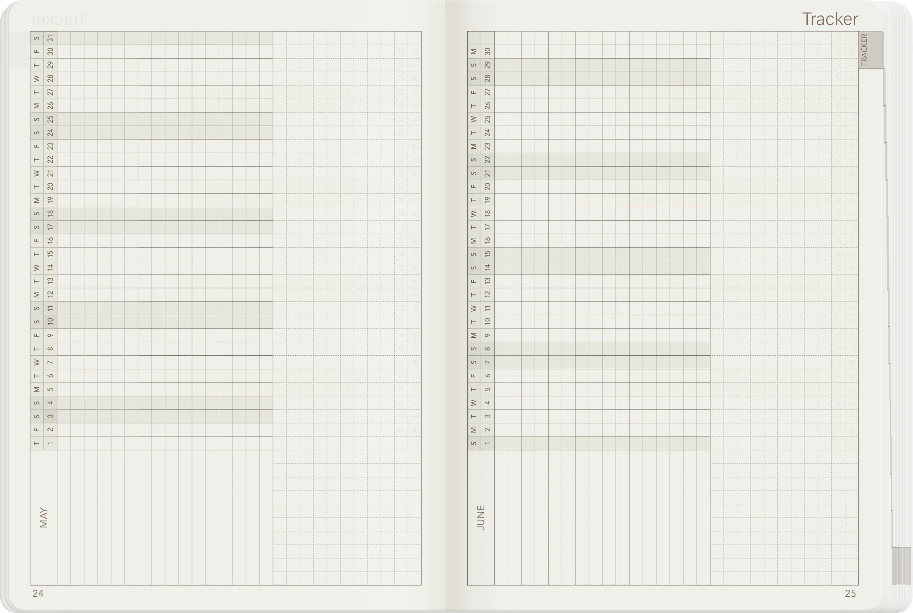 2025 B6 Weekly Planner | All-in-One | Stacked Weekends - Image 8