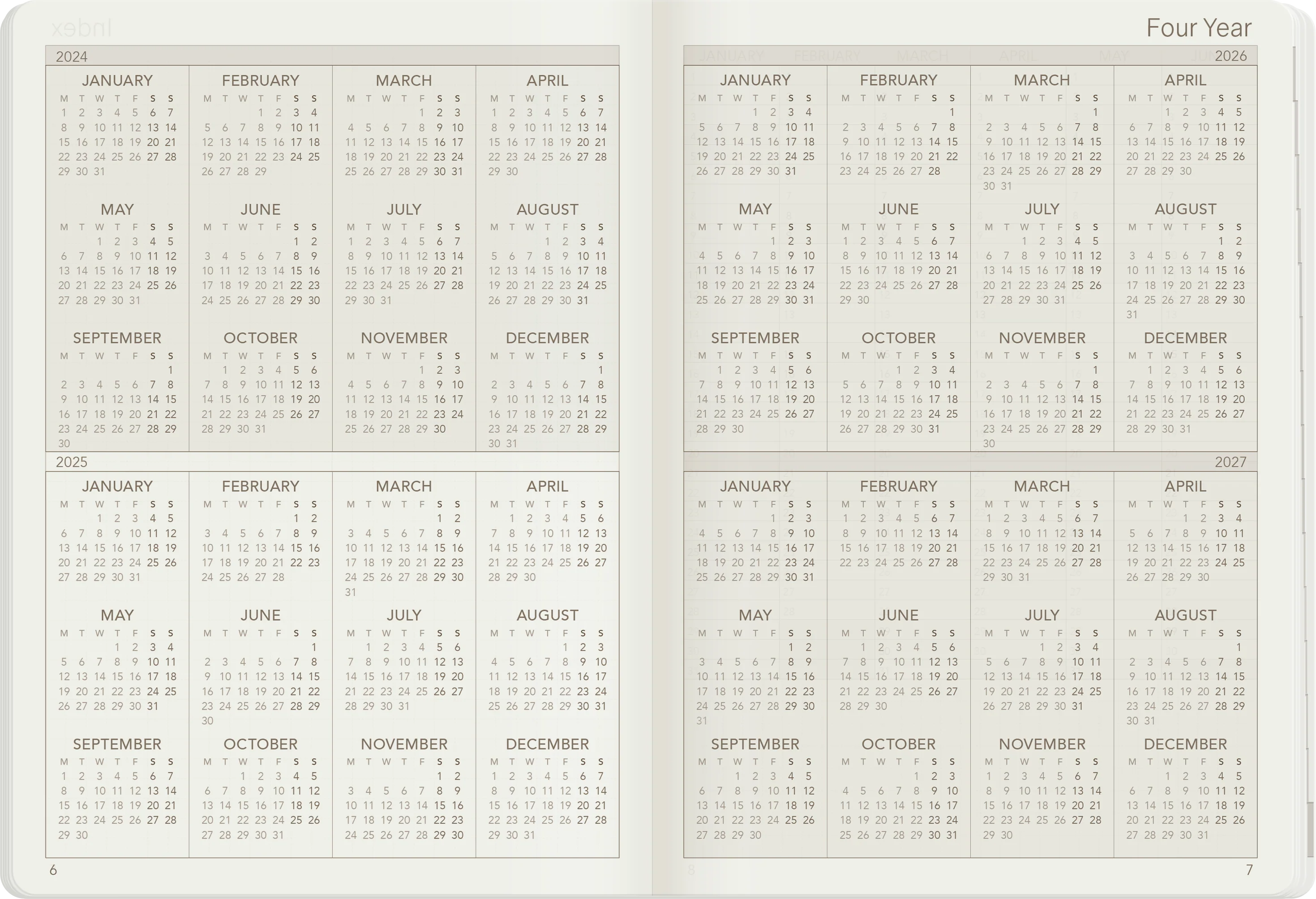 2025 B6 Weekly Planner | Core | Unstacked Weekends - Image 6