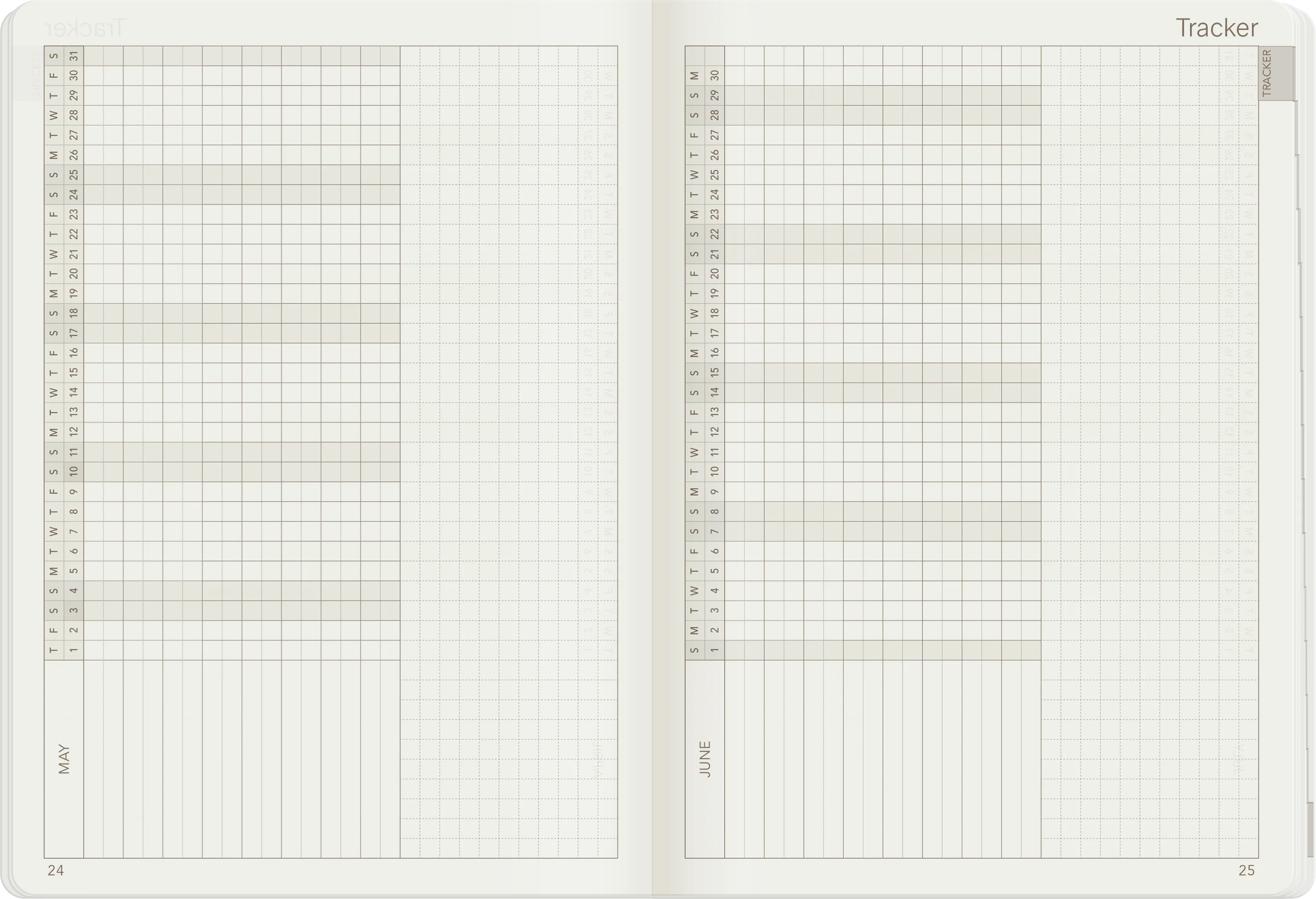 2025 B6 Weekly Planner | Core | Unstacked Weekends - Image 9