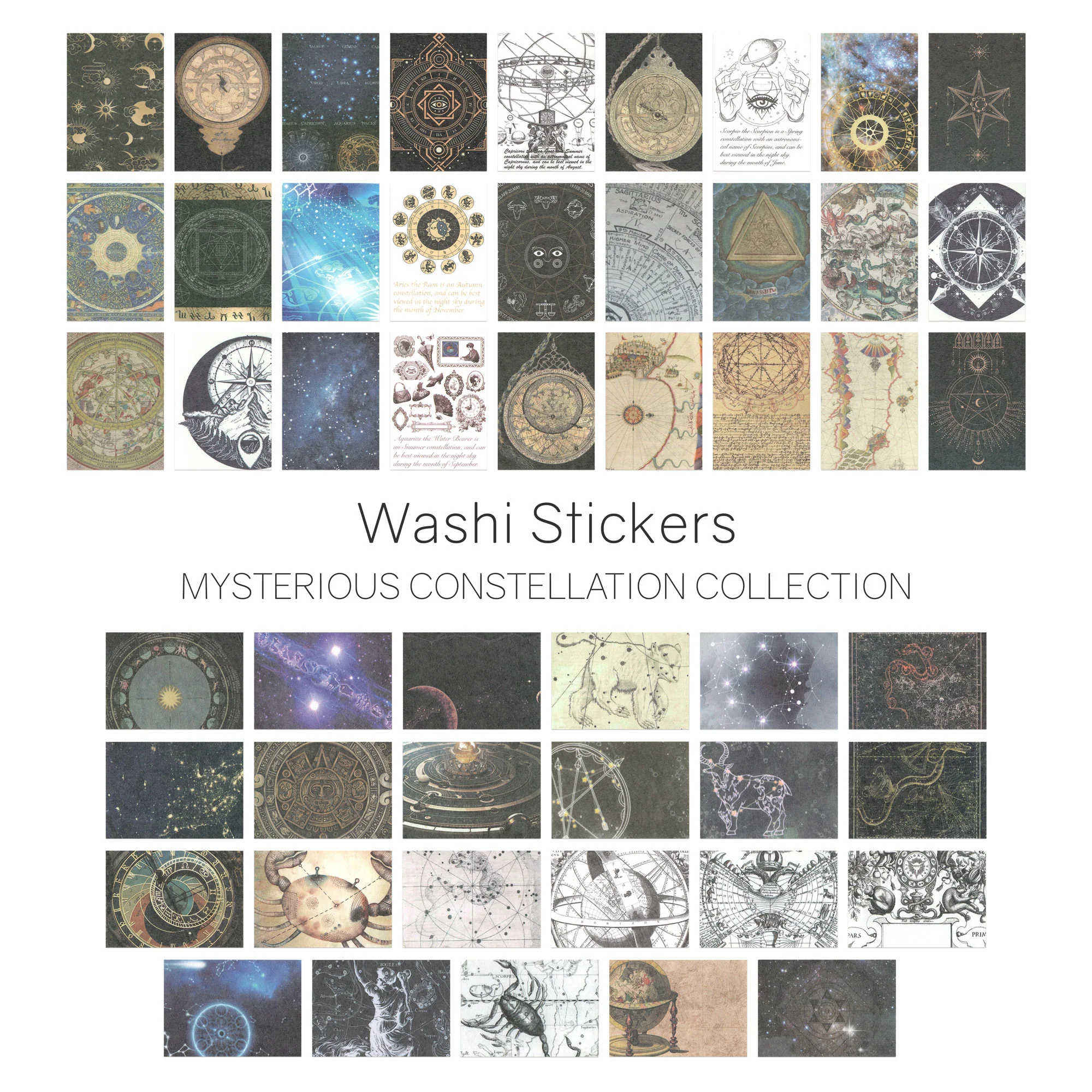 Celestial Mini Washi Sticker Books - Image 6