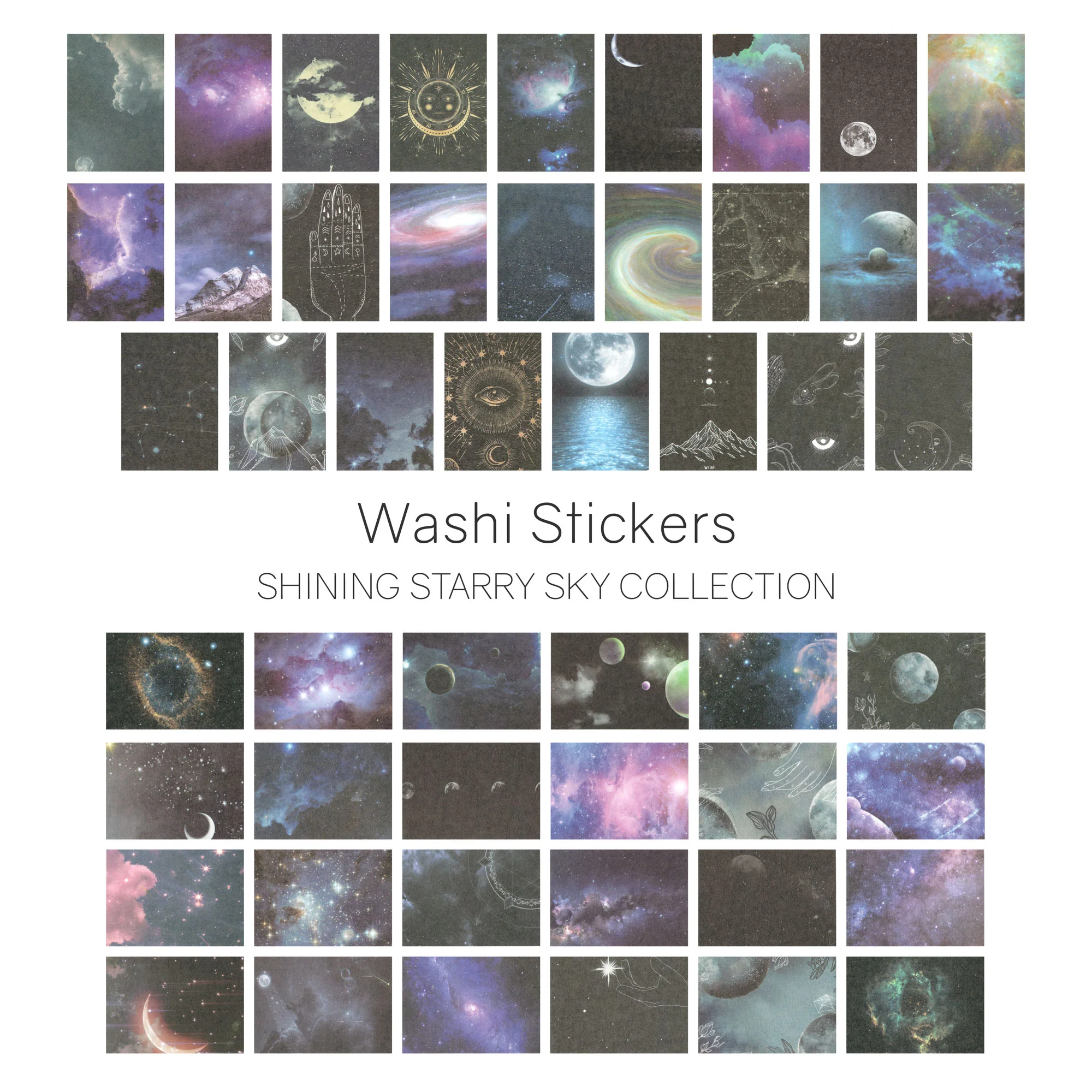Celestial Mini Washi Sticker Books - Image 8