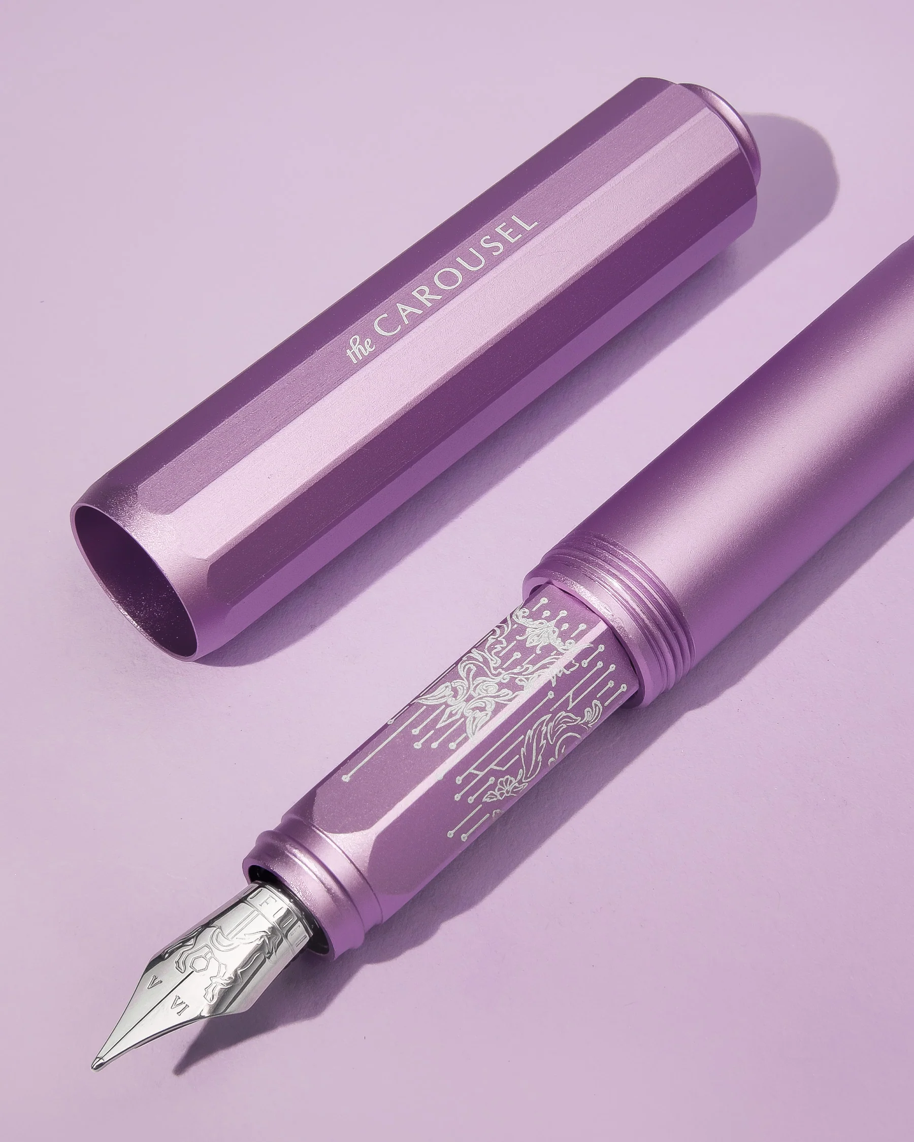 Ferris Wheel Press | Aluminum Fountain Pen | LIMITED EDITION | Aurorealis - Image 6