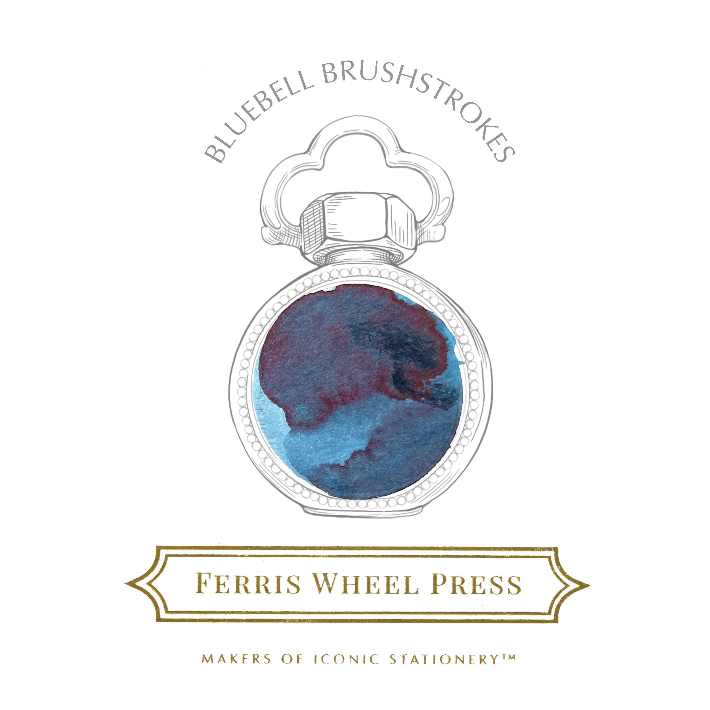 Ferris Wheel Press | Bluebell Brush Strokes 38ml - Image 2