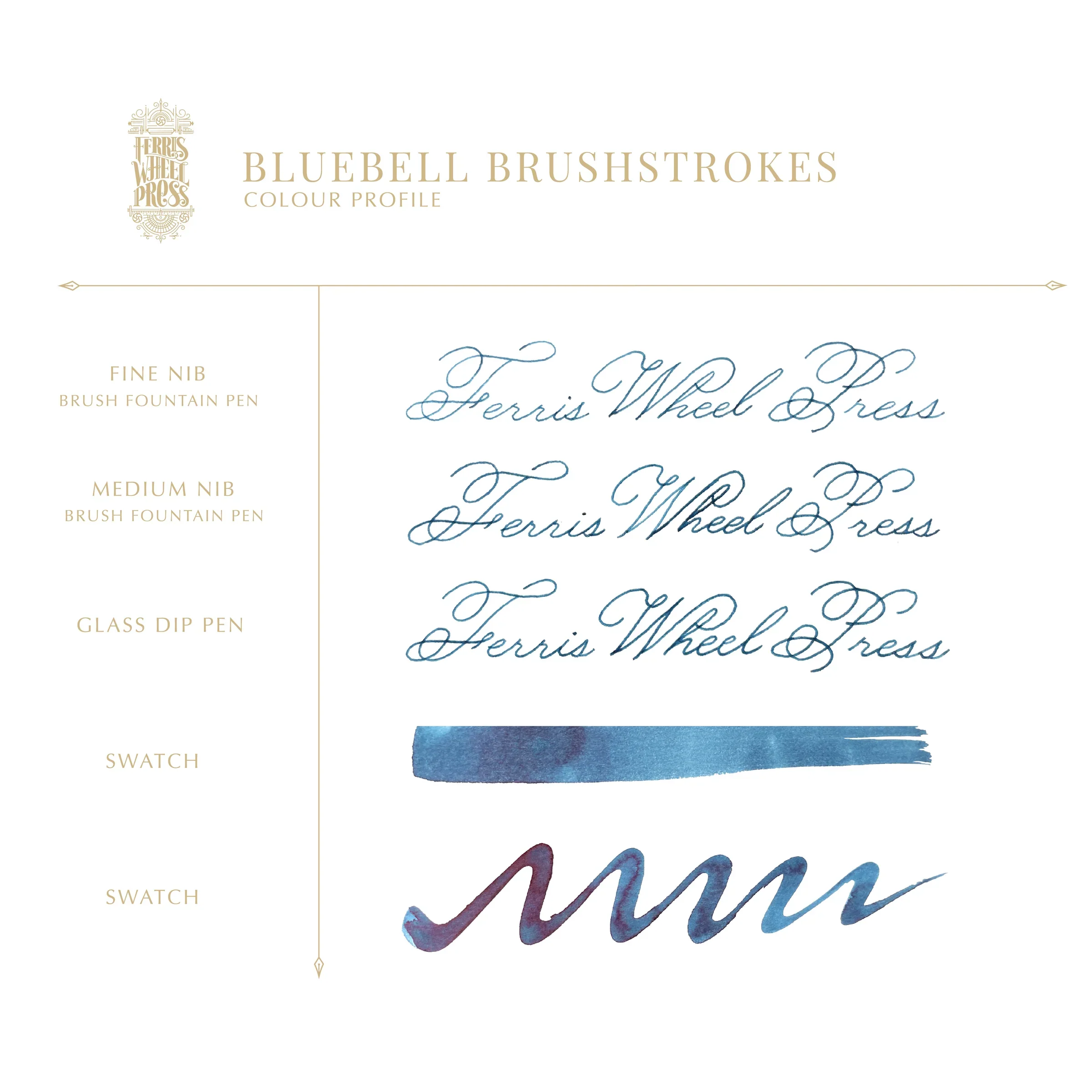 Ferris Wheel Press | Bluebell Brush Strokes 38ml - Image 3