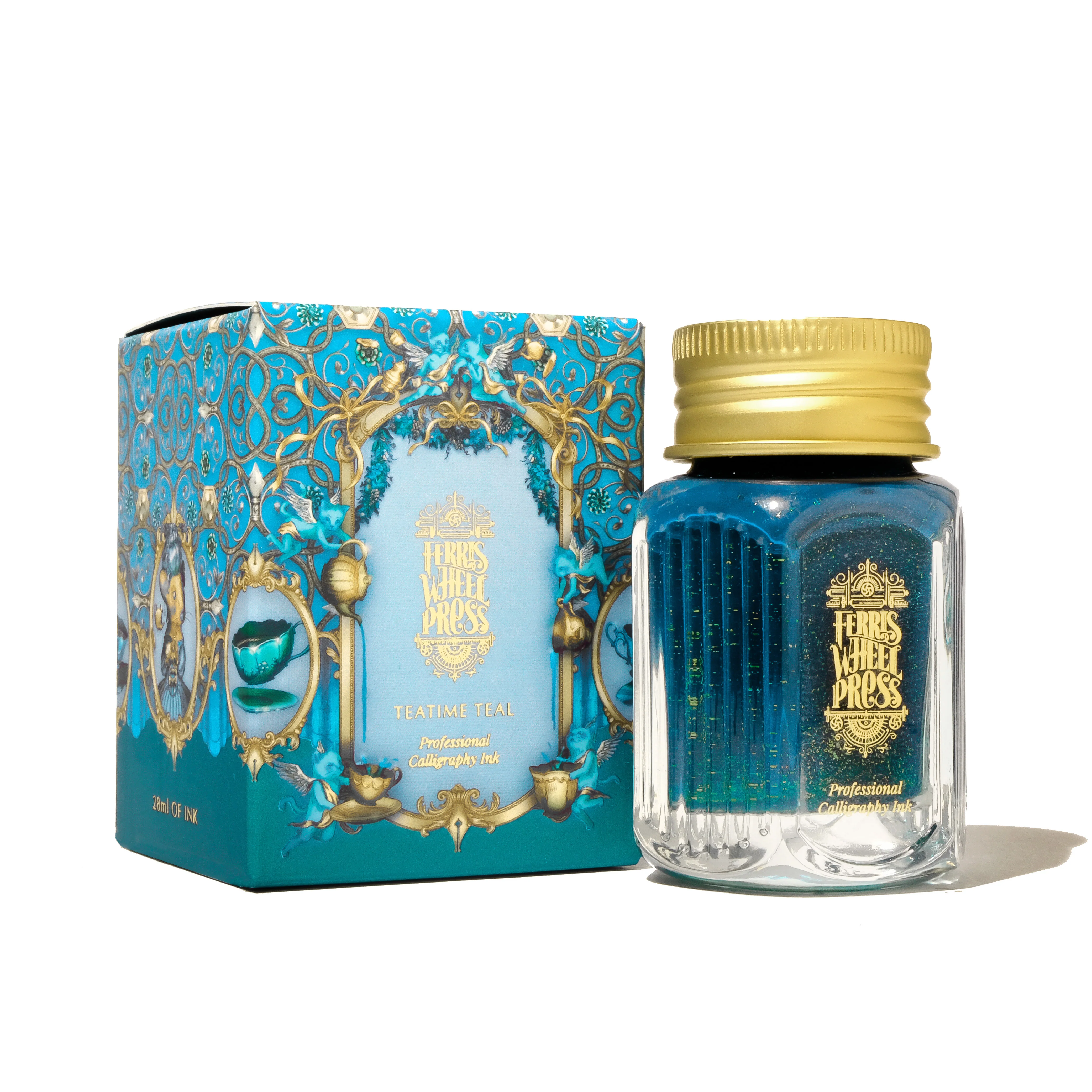 Ferris Wheel Press | Calligraphy Ink | Teatime Teal