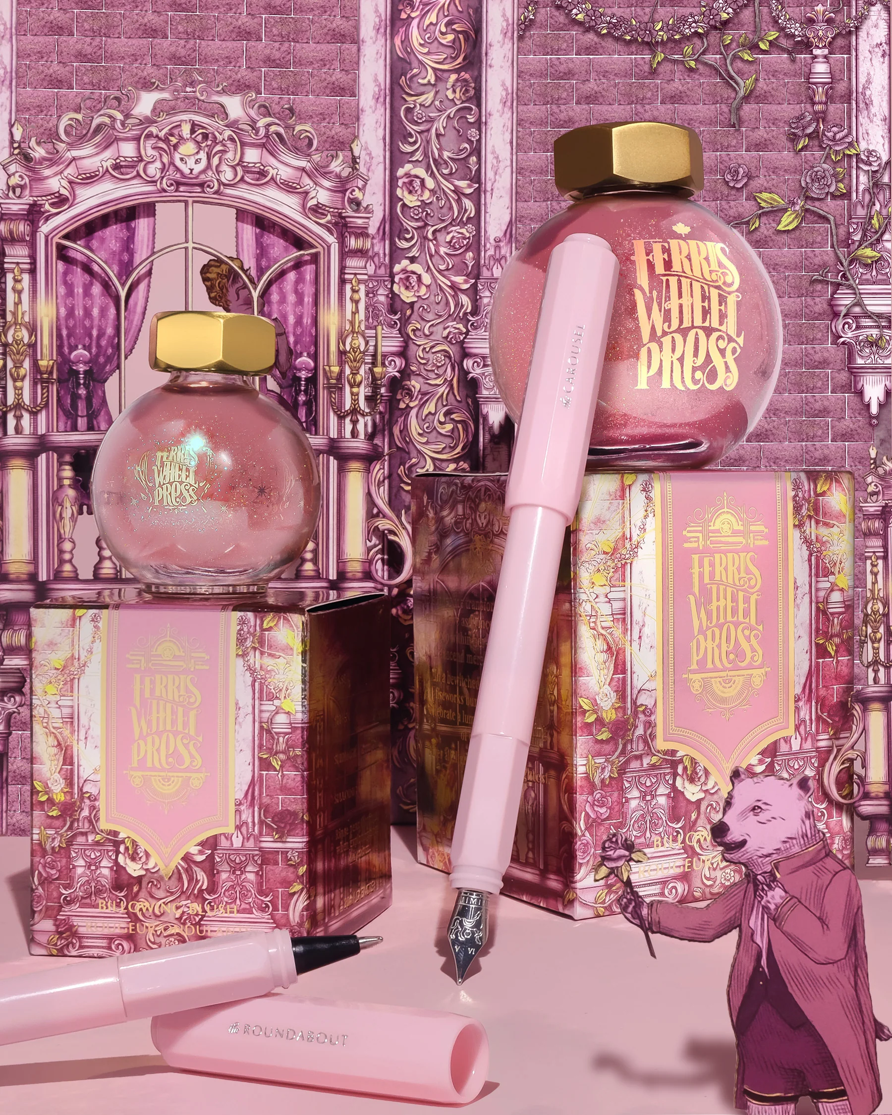 FerriTales™ Ferris Wheel Press | Beauty and the Beast | Billowing Blush 20ml - Image 7