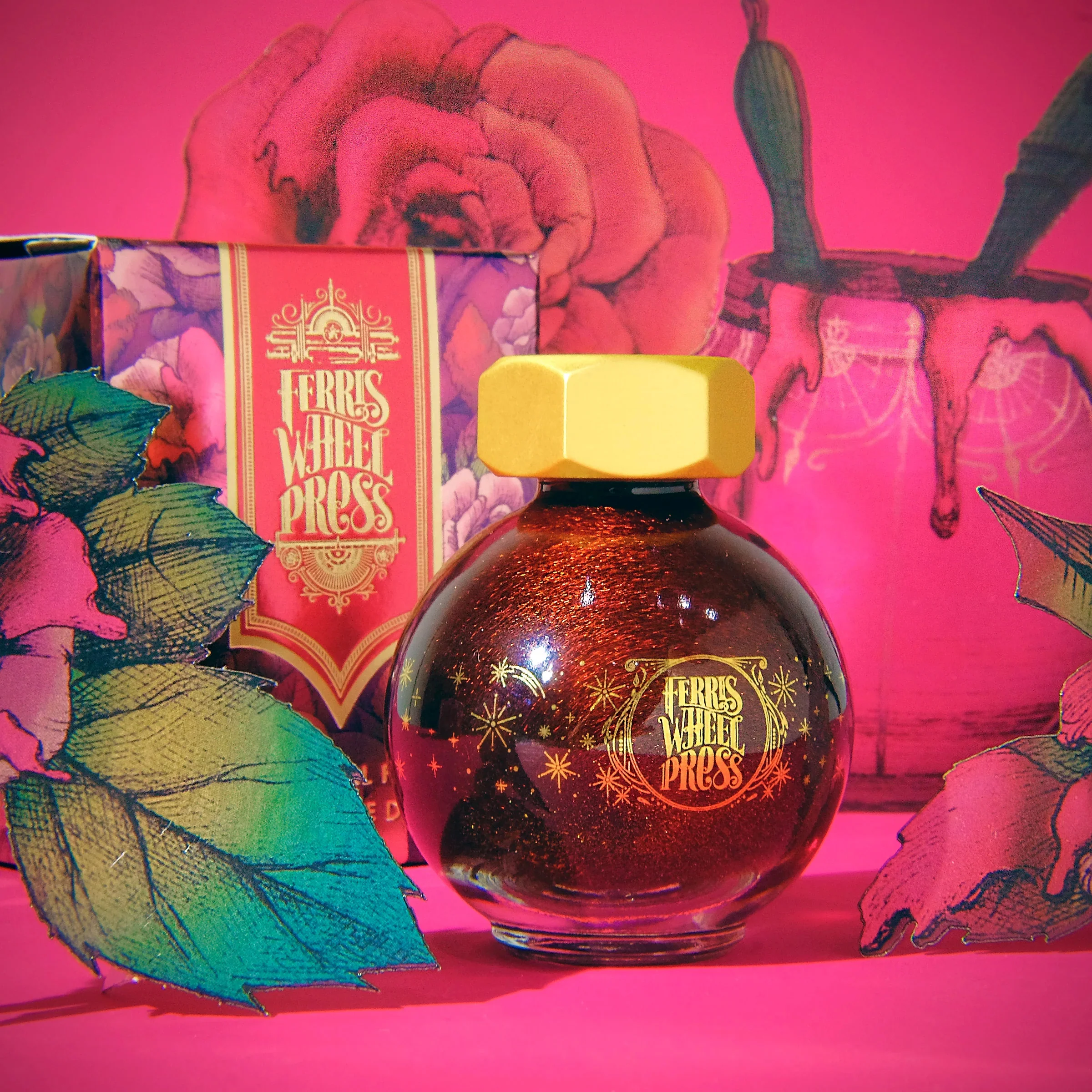 FerriTales™ Ferris Wheel Press | Down the Rabbit Hole | Ruby Royal Flush 20ml - Image 4