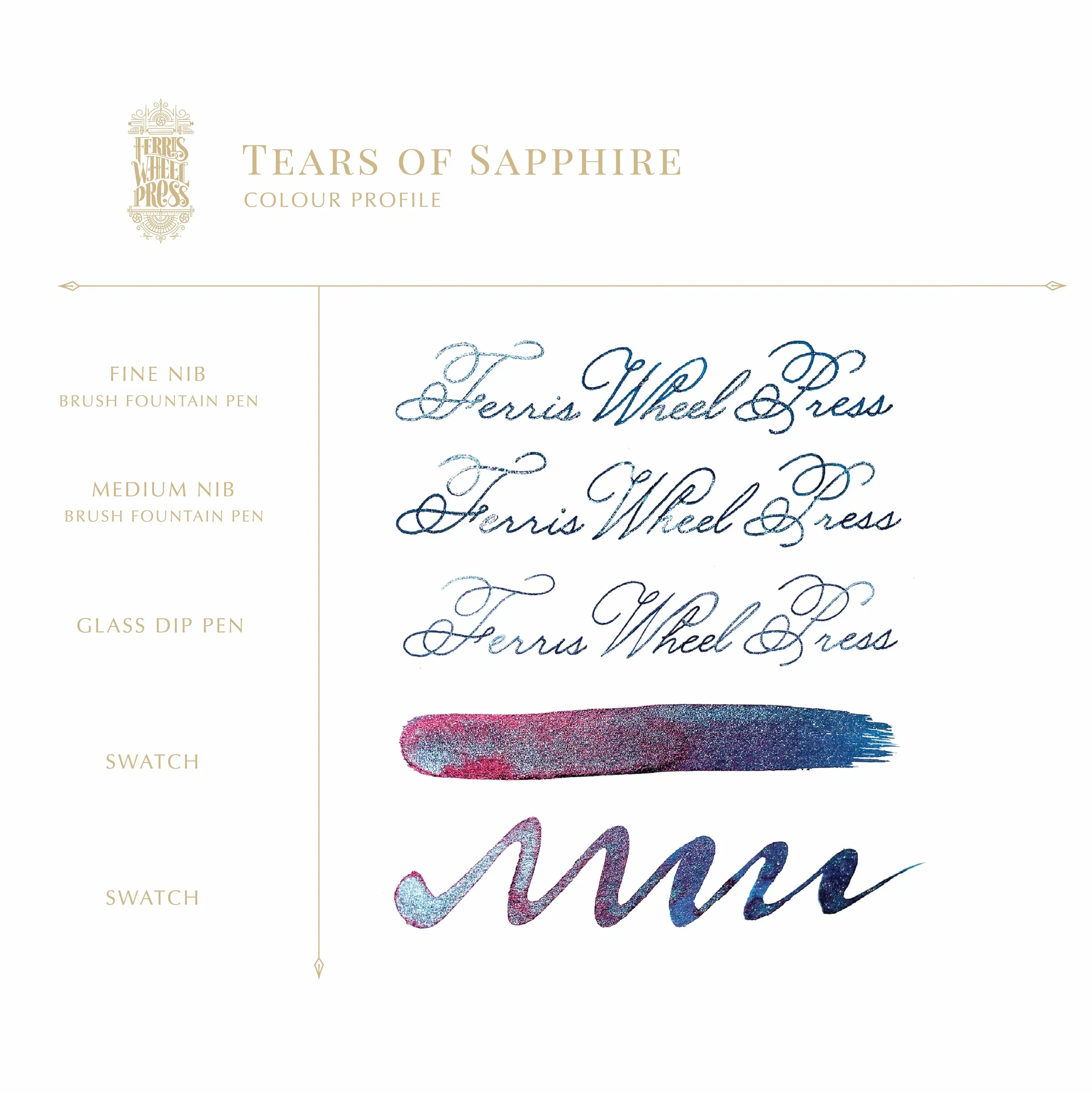 FerriTales™ Ferris Wheel Press | Down the Rabbit Hole | Tears of Sapphire 20ml - Image 3