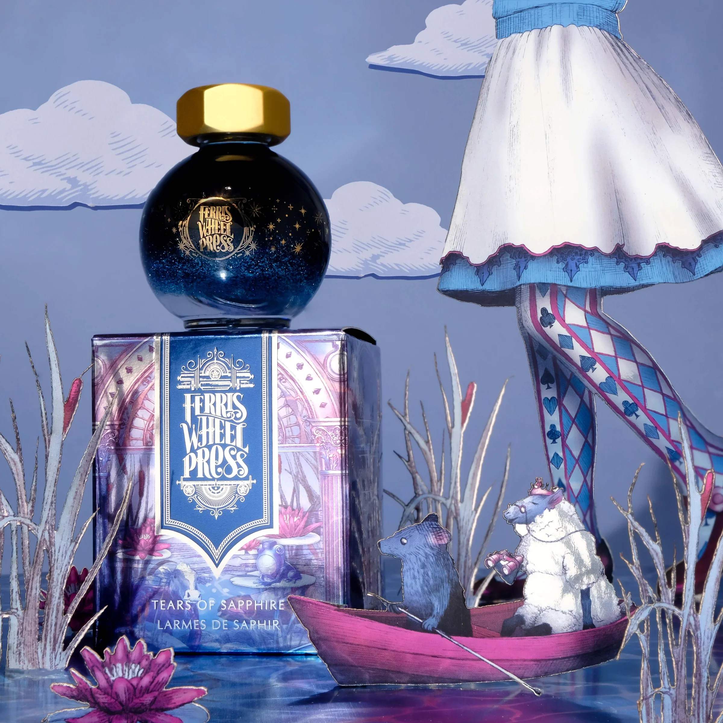 FerriTales™ Ferris Wheel Press | Down the Rabbit Hole | Tears of Sapphire 20ml - Image 6