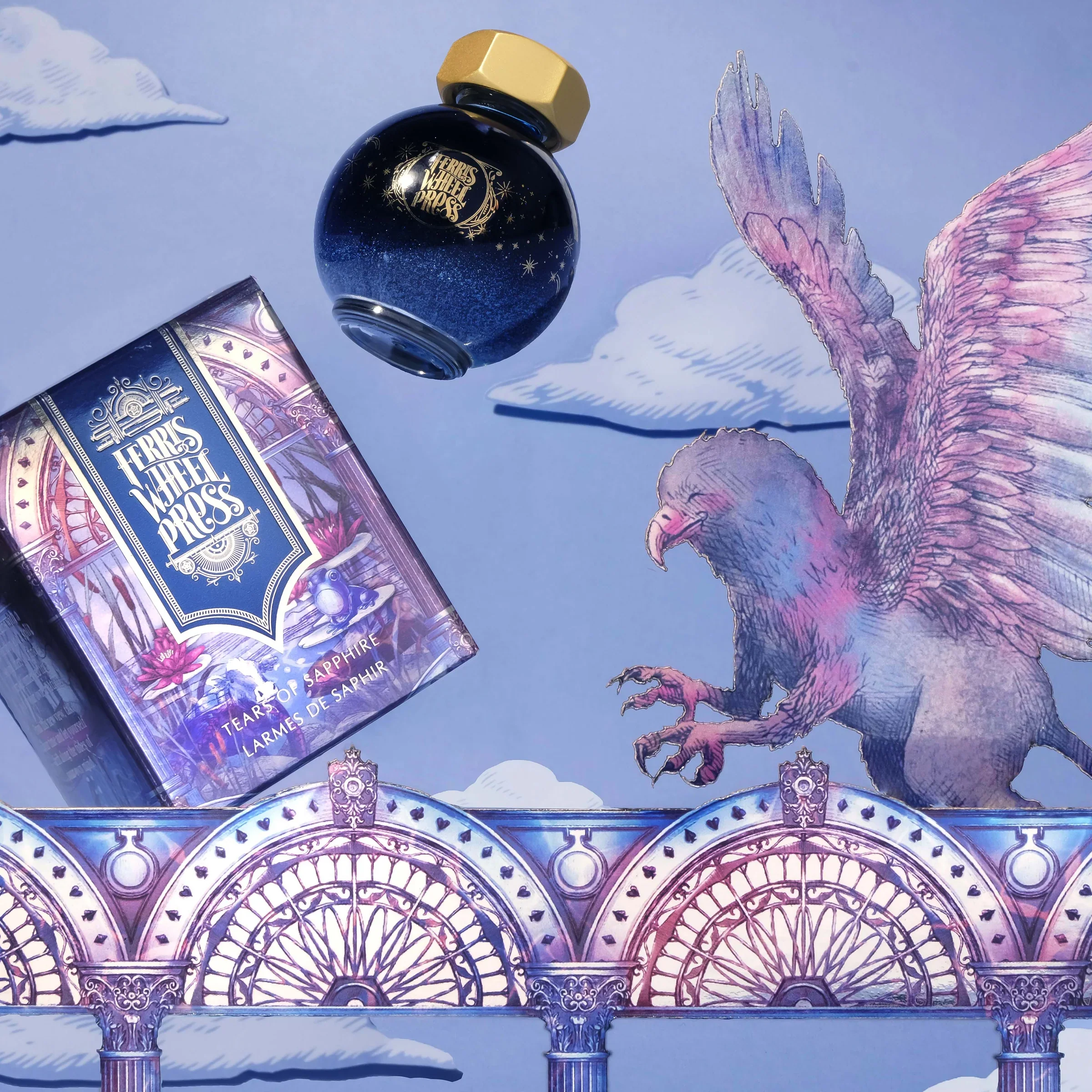 FerriTales™ Ferris Wheel Press | Down the Rabbit Hole | Tears of Sapphire 20ml - Image 7