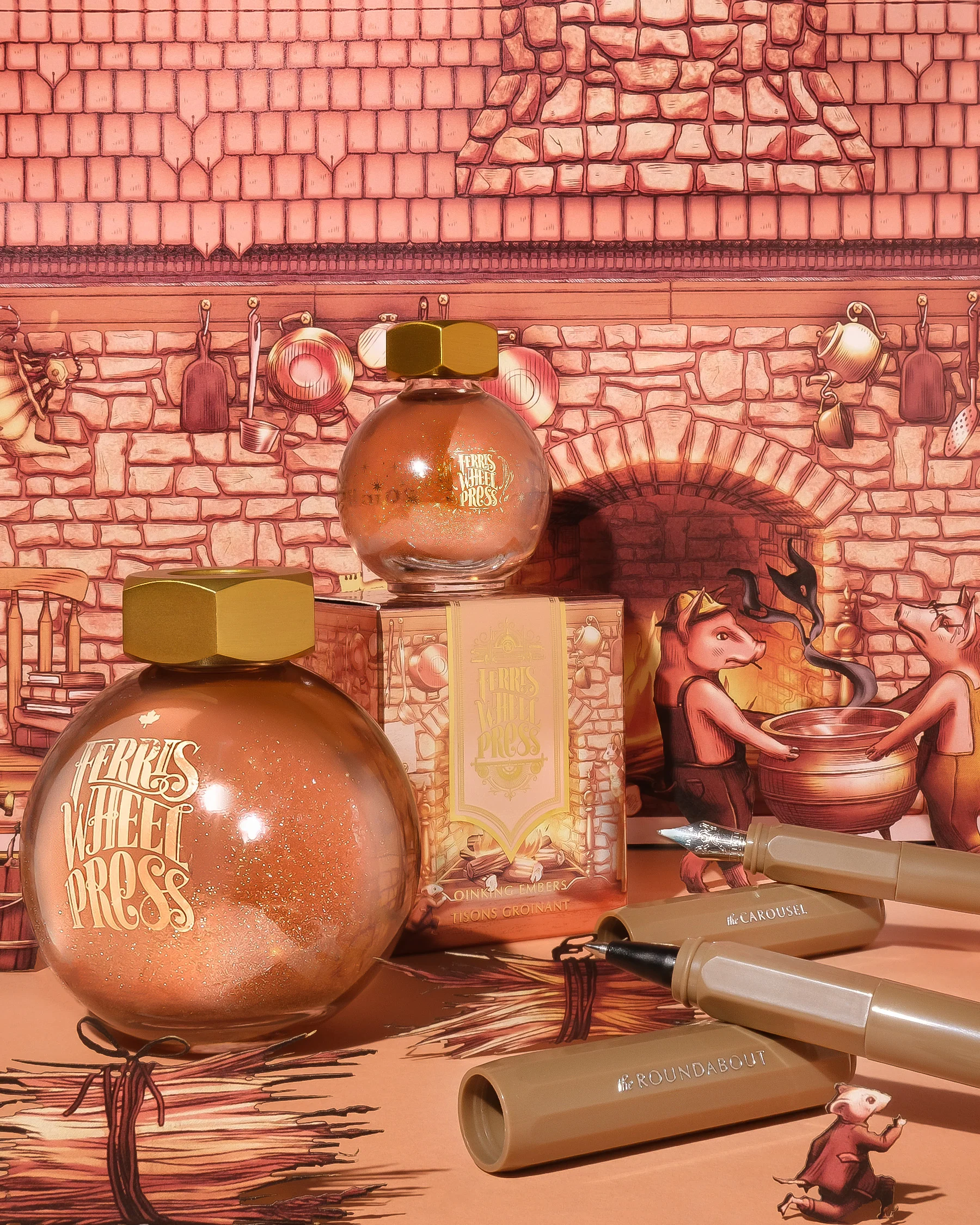 FerriTales™ Ferris Wheel Press | The Three Little Pigs | Oinking Embers 20ml - Image 5