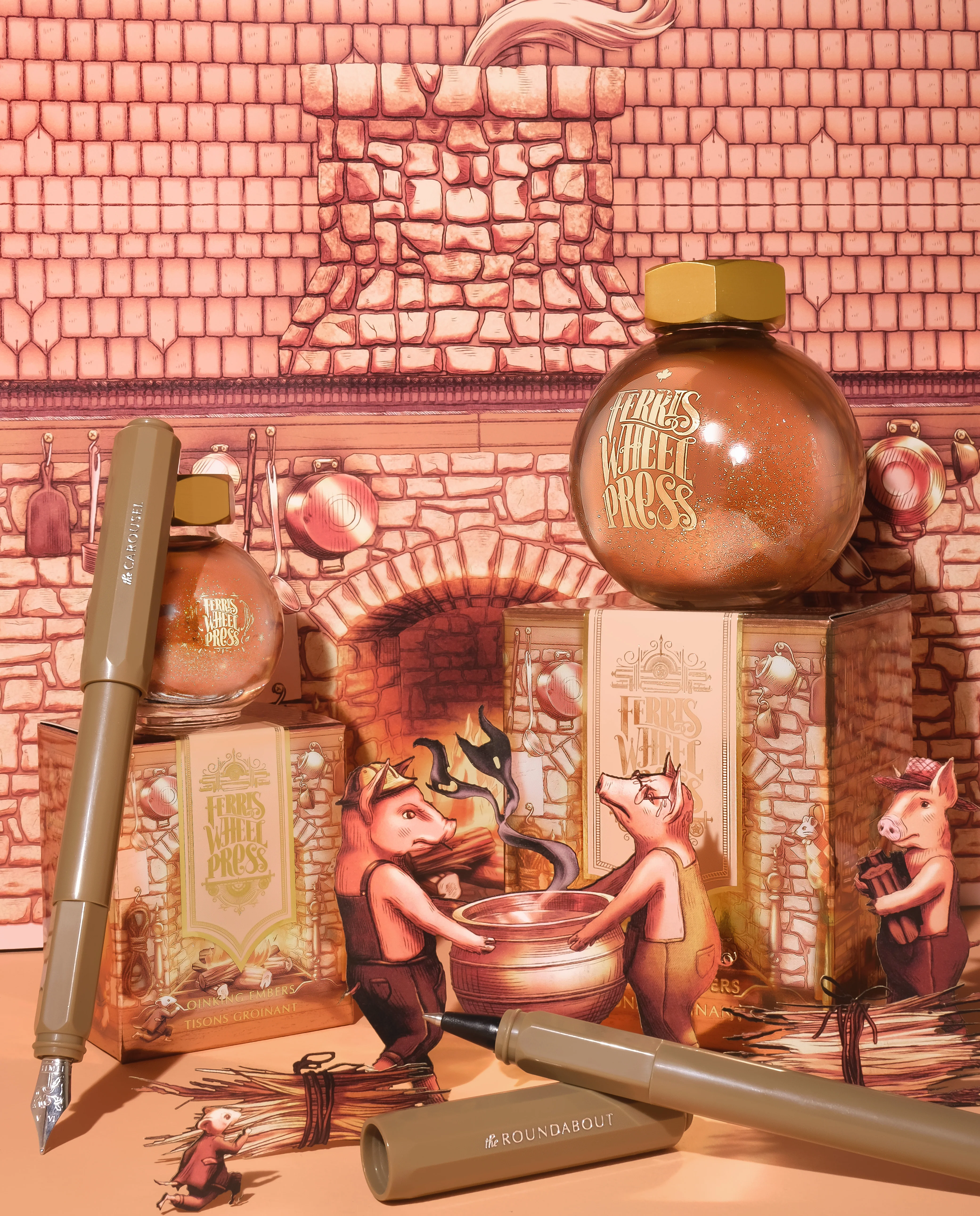 FerriTales™ Ferris Wheel Press | The Three Little Pigs | Oinking Embers 20ml - Image 6