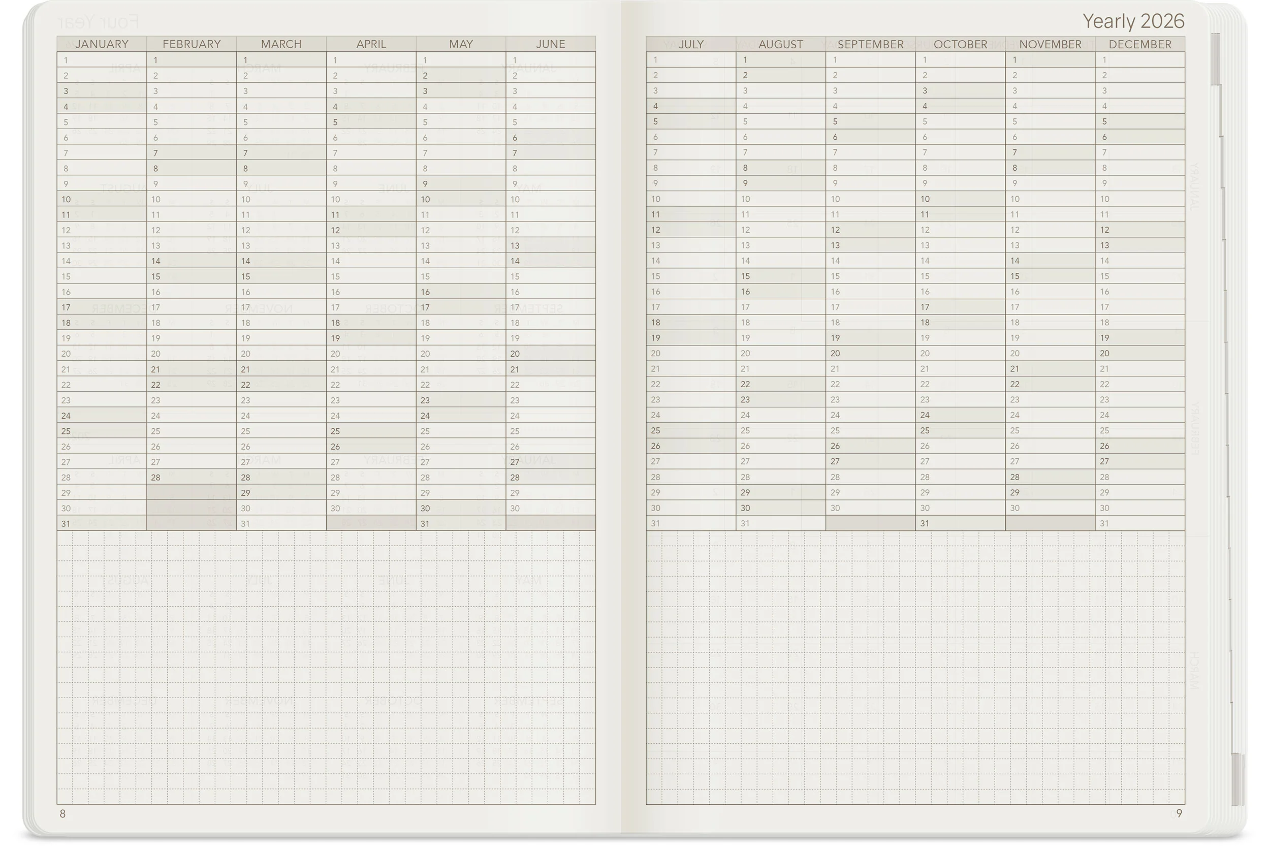 2026 A5 Weekly Planner | All-in-One | Stacked Weekends - Image 6