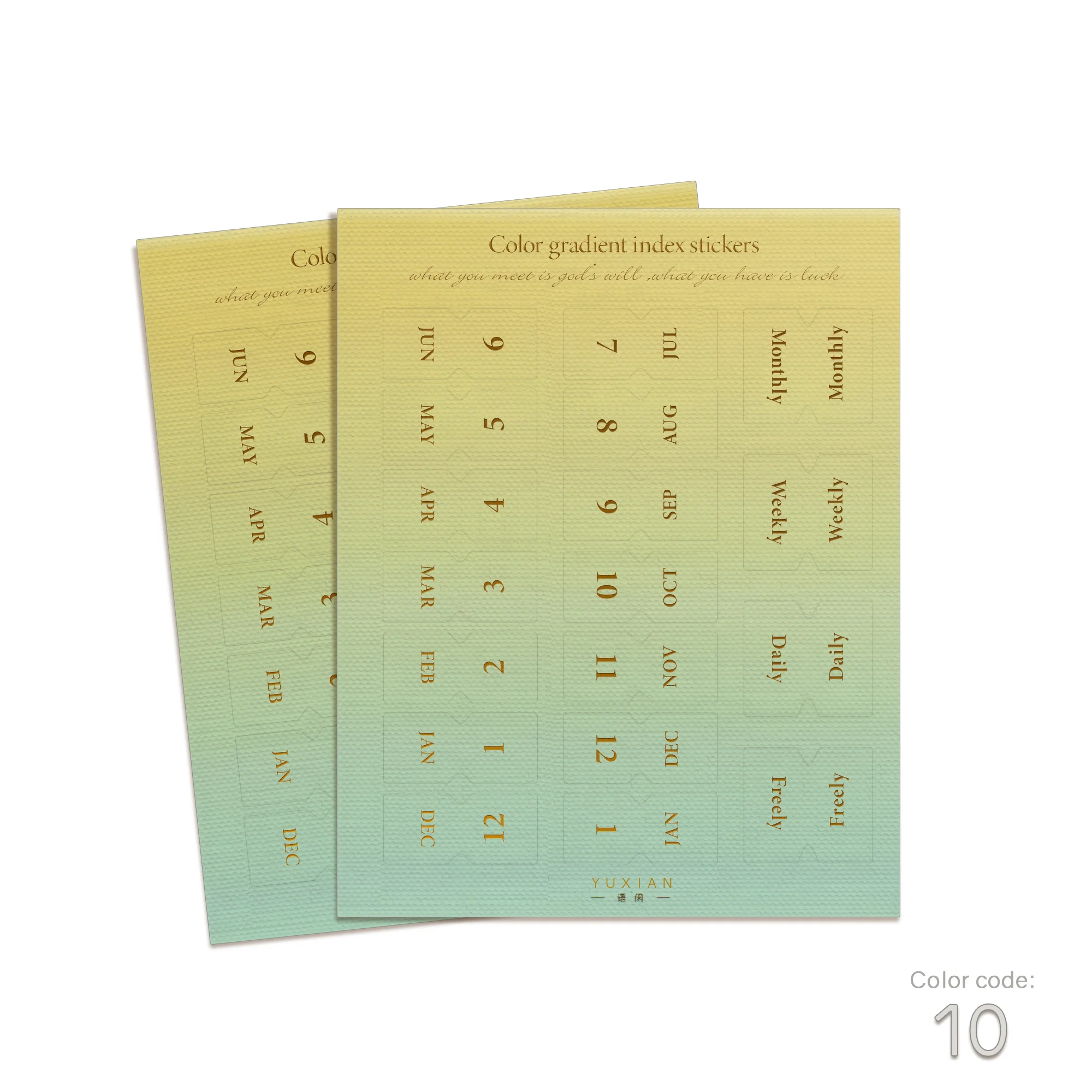 Monthly Index Tabs - Image 12